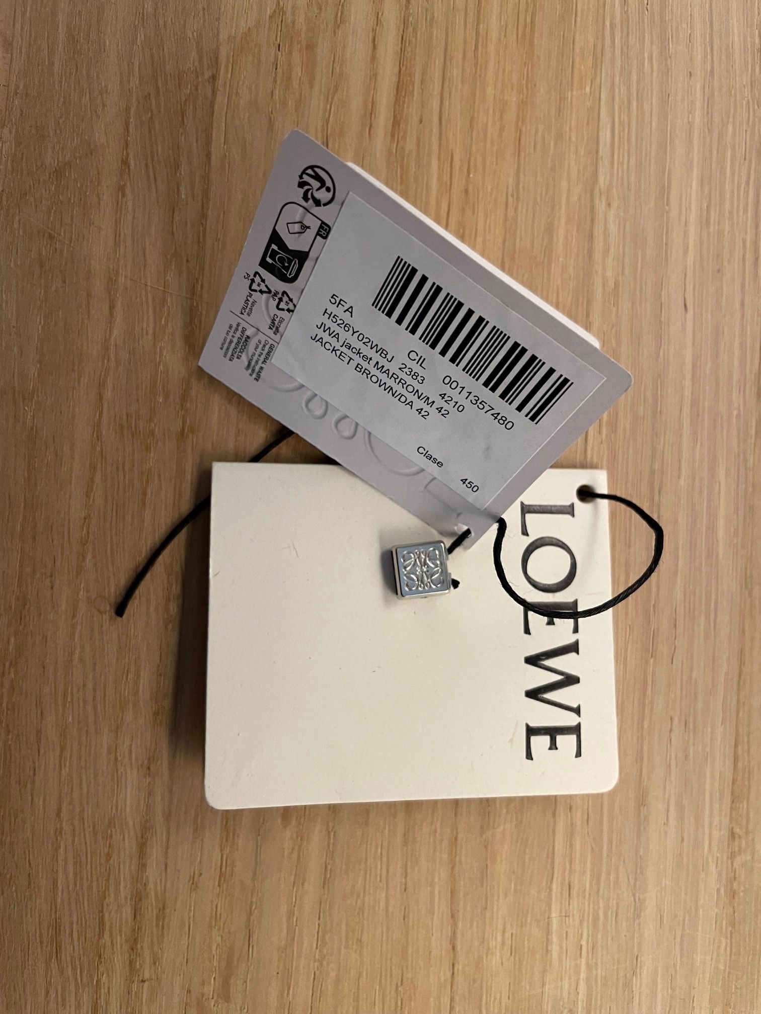 Loewe GRAIL FW25 Loewe Fireman Clasp Jacket Brown sz 42EU XS Small Size US S / EU 44-46 / 1 - 8 Thumbnail