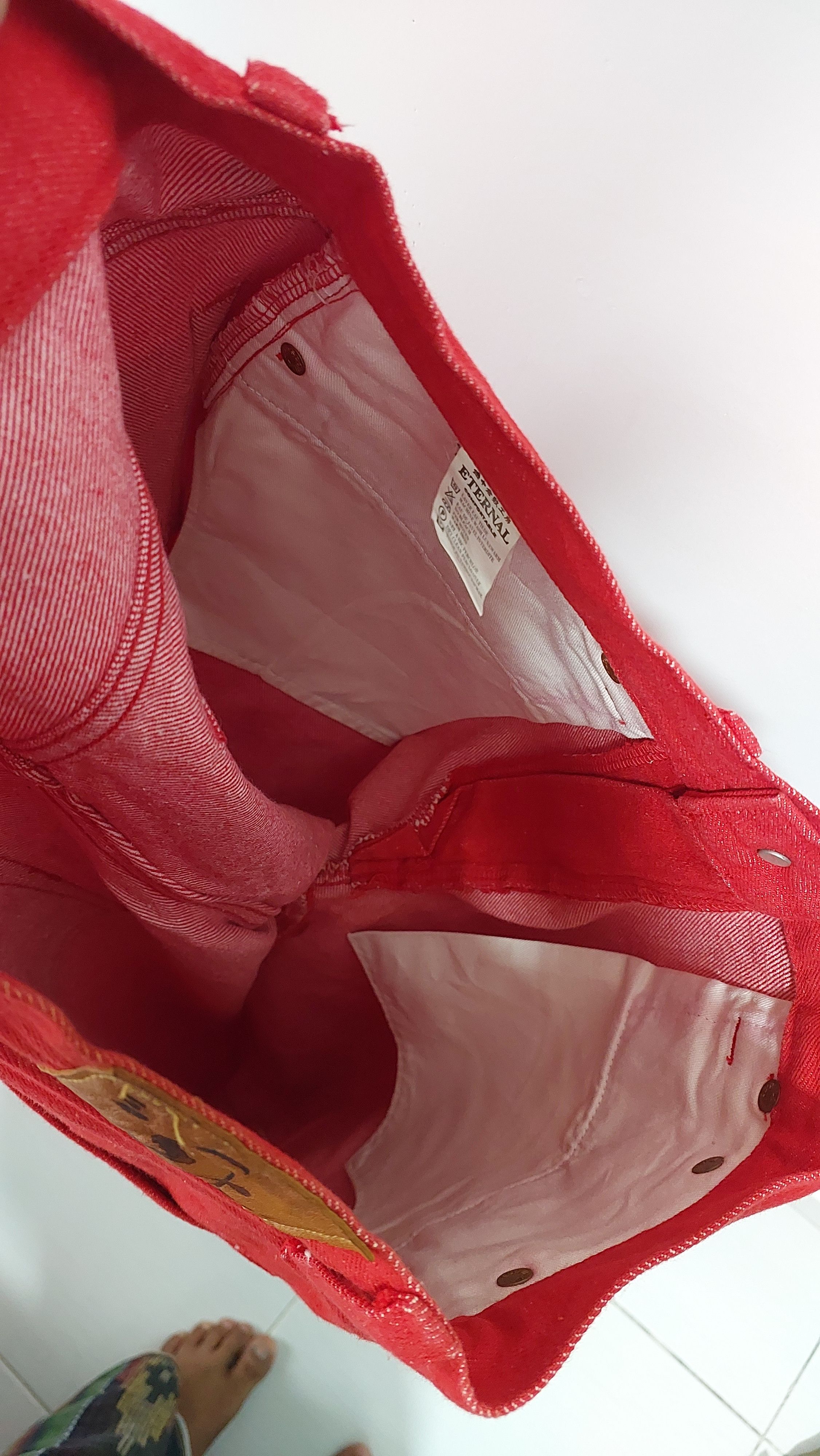 Eternal × Japanese Brand ETERNAL RED JEANS PANT Size US 32 / EU 48 - 5 Thumbnail
