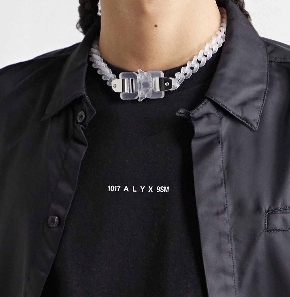 1017 ALYX 9SM Rare Designer Y2K 1017 ALYX 9SM Transparent Chain Necklace Size ONE SIZE - 2 Thumbnail
