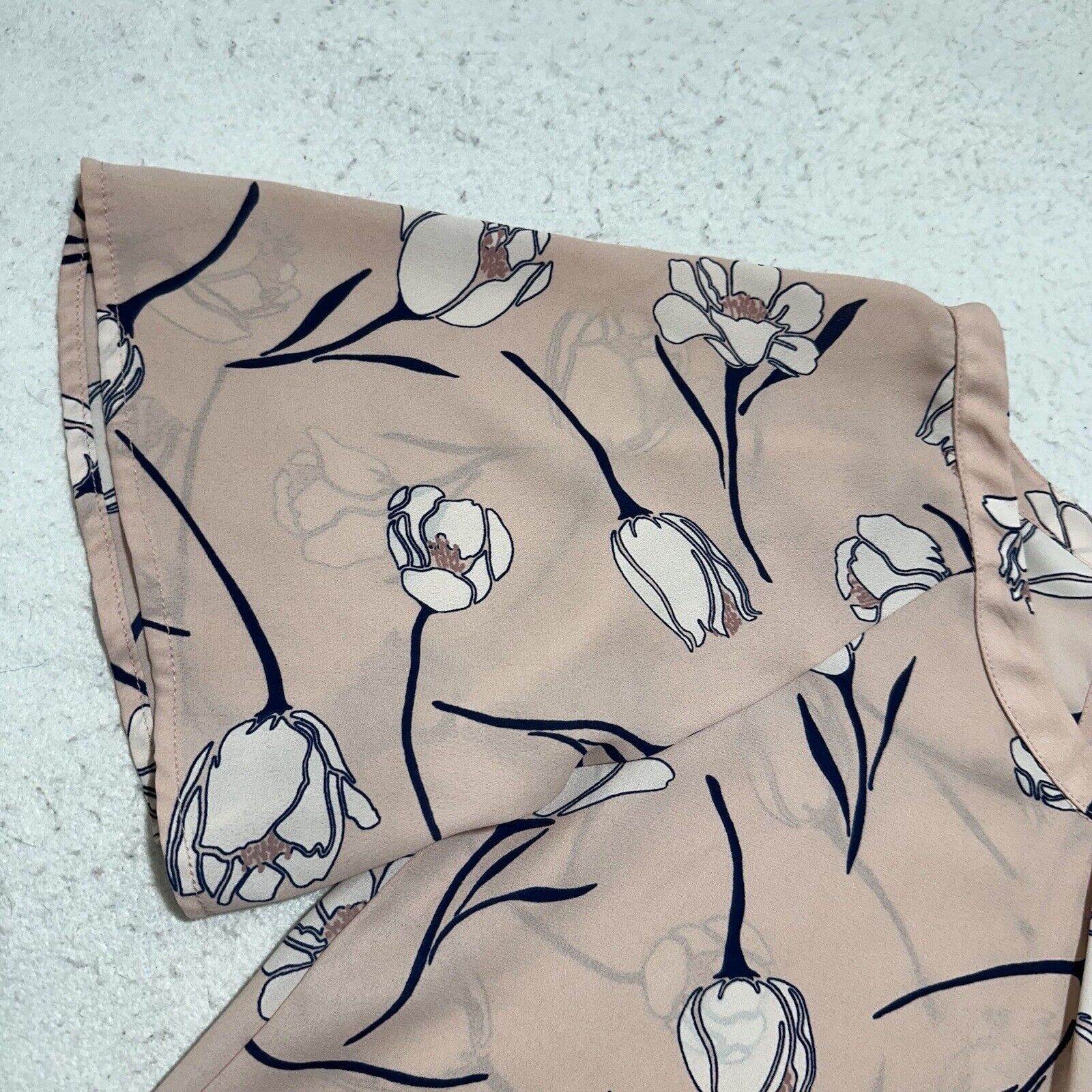 Other Sienna Sky XS Short Sleeve Blouse Pink Floral Top Size XS / US 0-2 / IT 36-38 - 6 Thumbnail