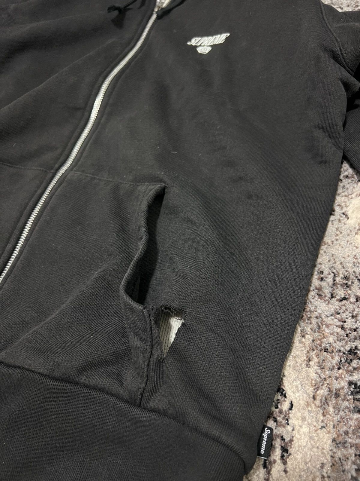Supreme Supreme Kings Thermal Zip-Up Hoodie Size US M / EU 48-50 / 2 - 10 Thumbnail