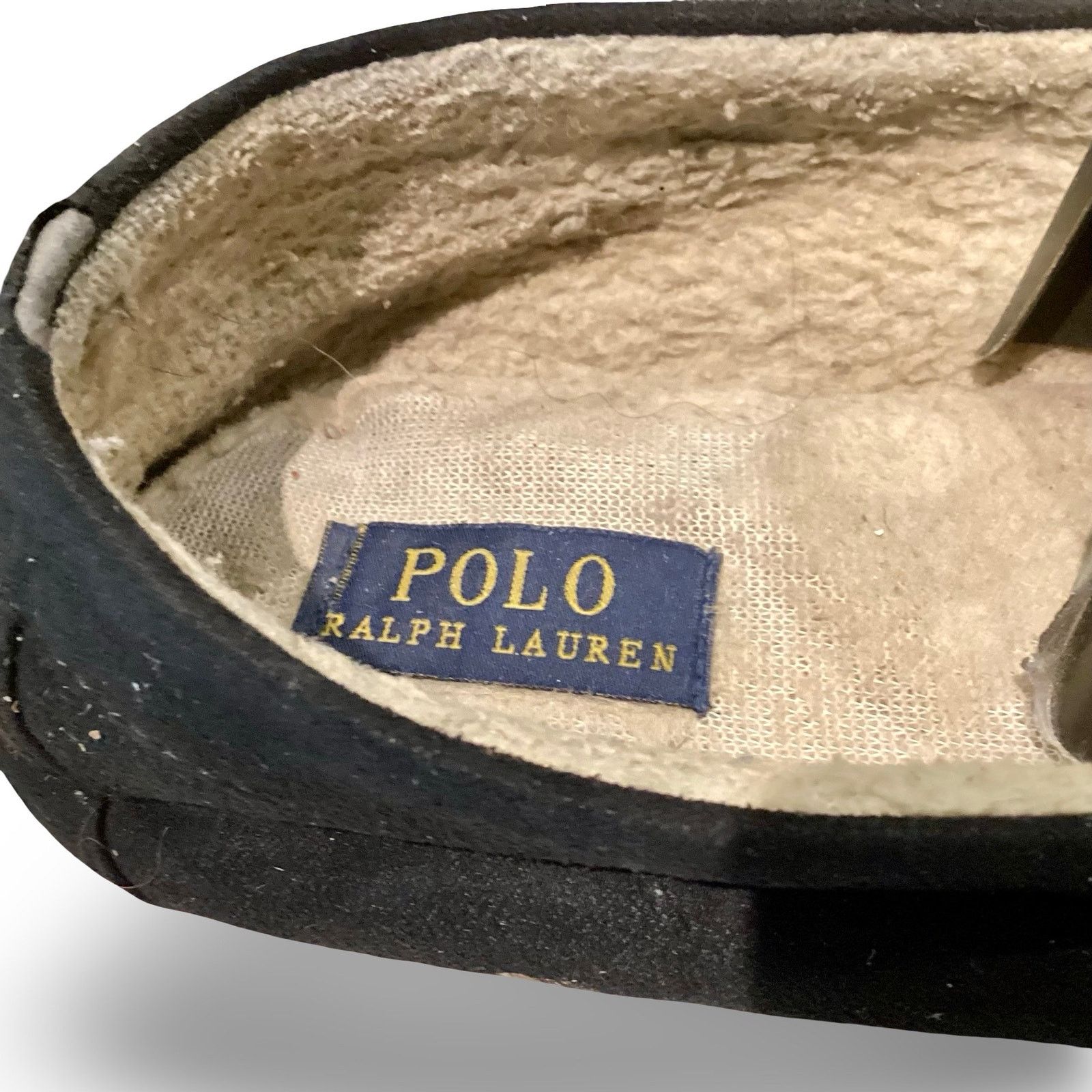Polo Ralph Lauren Polo Ralph Lauren Men's Dezi Micro-Suede Polo Bear Slippers Size US 10 / EU 43 - 7 Thumbnail