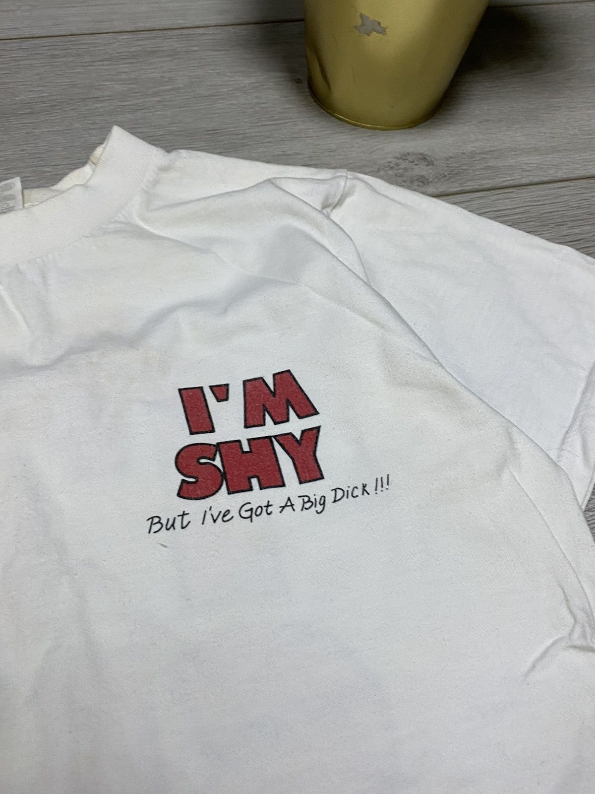 Vintage I’m shy but I’ve got a big dick Cancun Mexico tee humor porn Size US M / EU 48-50 / 2 - 13 Thumbnail