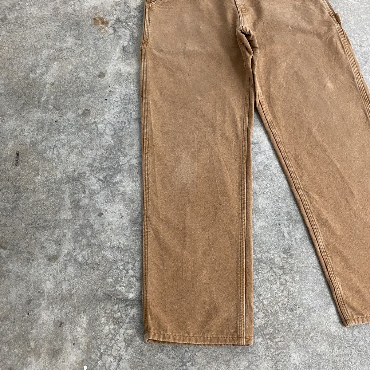 Carhartt Vintage Carhartt Blanket Lined Tan Carpenter Work Pants Size US 34 / EU 50 - 8 Thumbnail