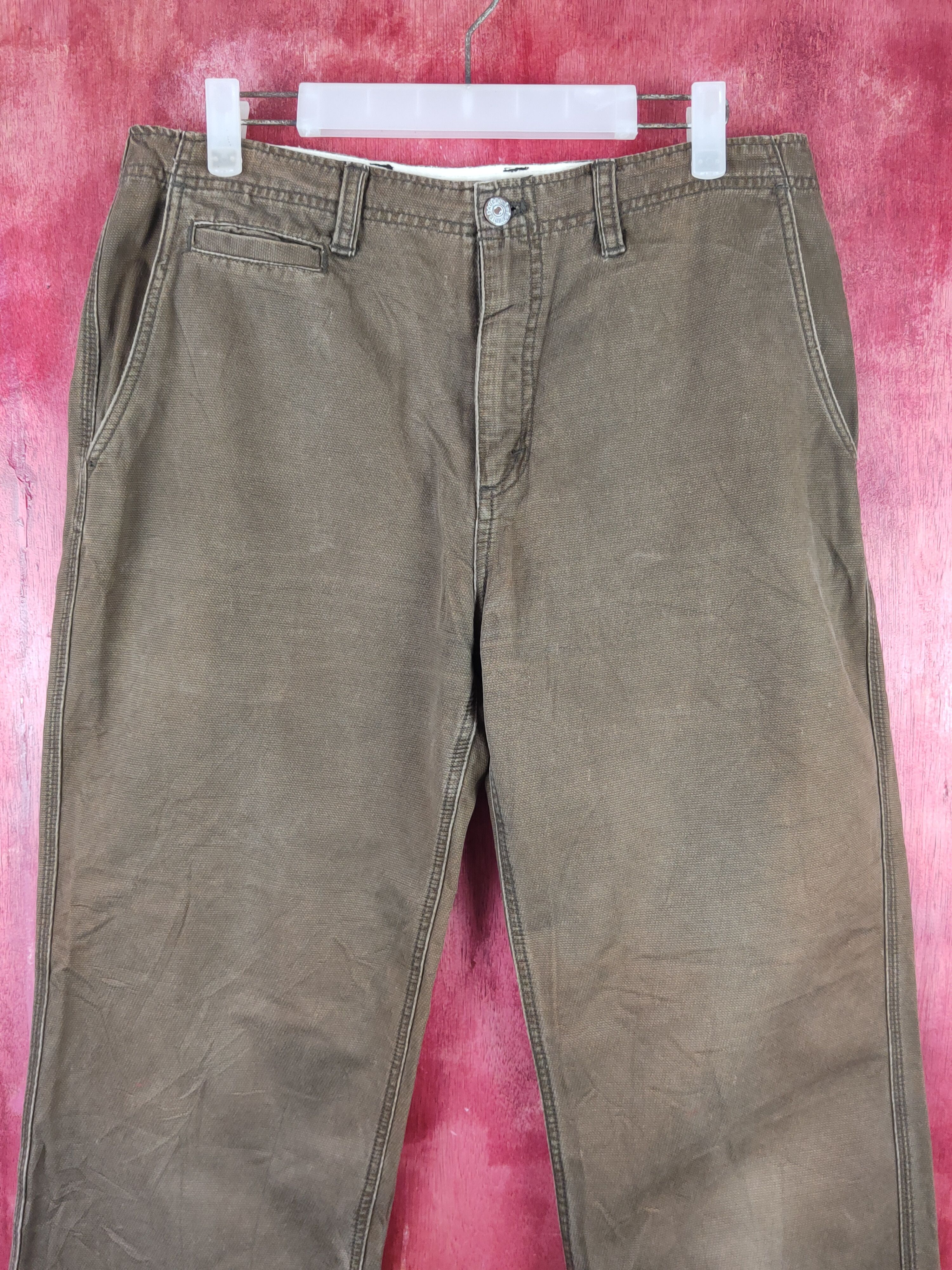 Eddie Bauer Eddie Bauer Dark Brown Multipocket Jeans #S1721 Size US 33 - 2 Thumbnail