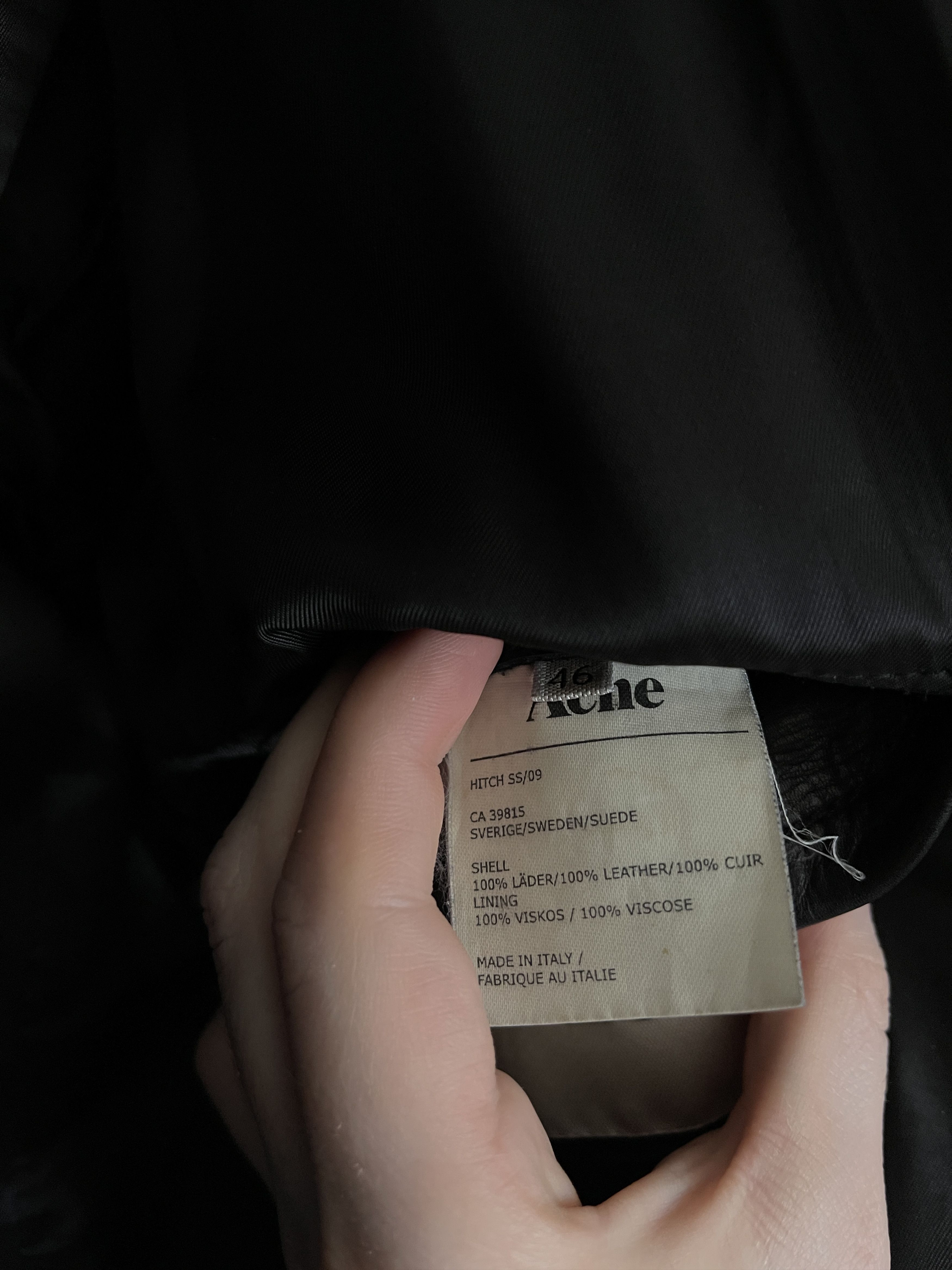 Acne Studios Acne Studios SS09 (Made in Italy) Size US S / EU 44-46 / 1 - 2 Thumbnail
