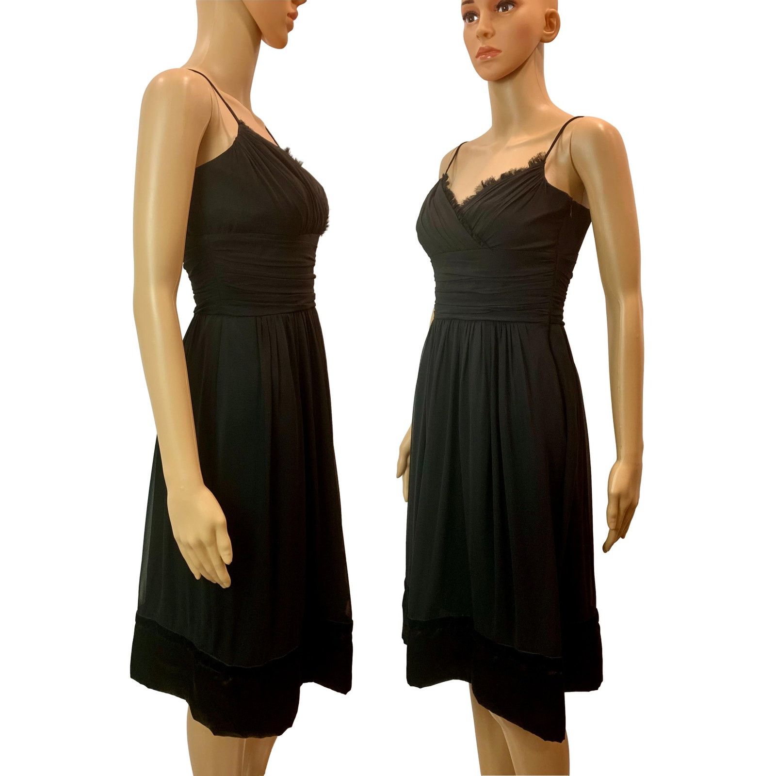 petite dress cocktail Kourtney Scuba Crepe Off The Shoulder Ruffle Midi Black Dress Made to wedding wear specific proportions mean the Size:22 AUS