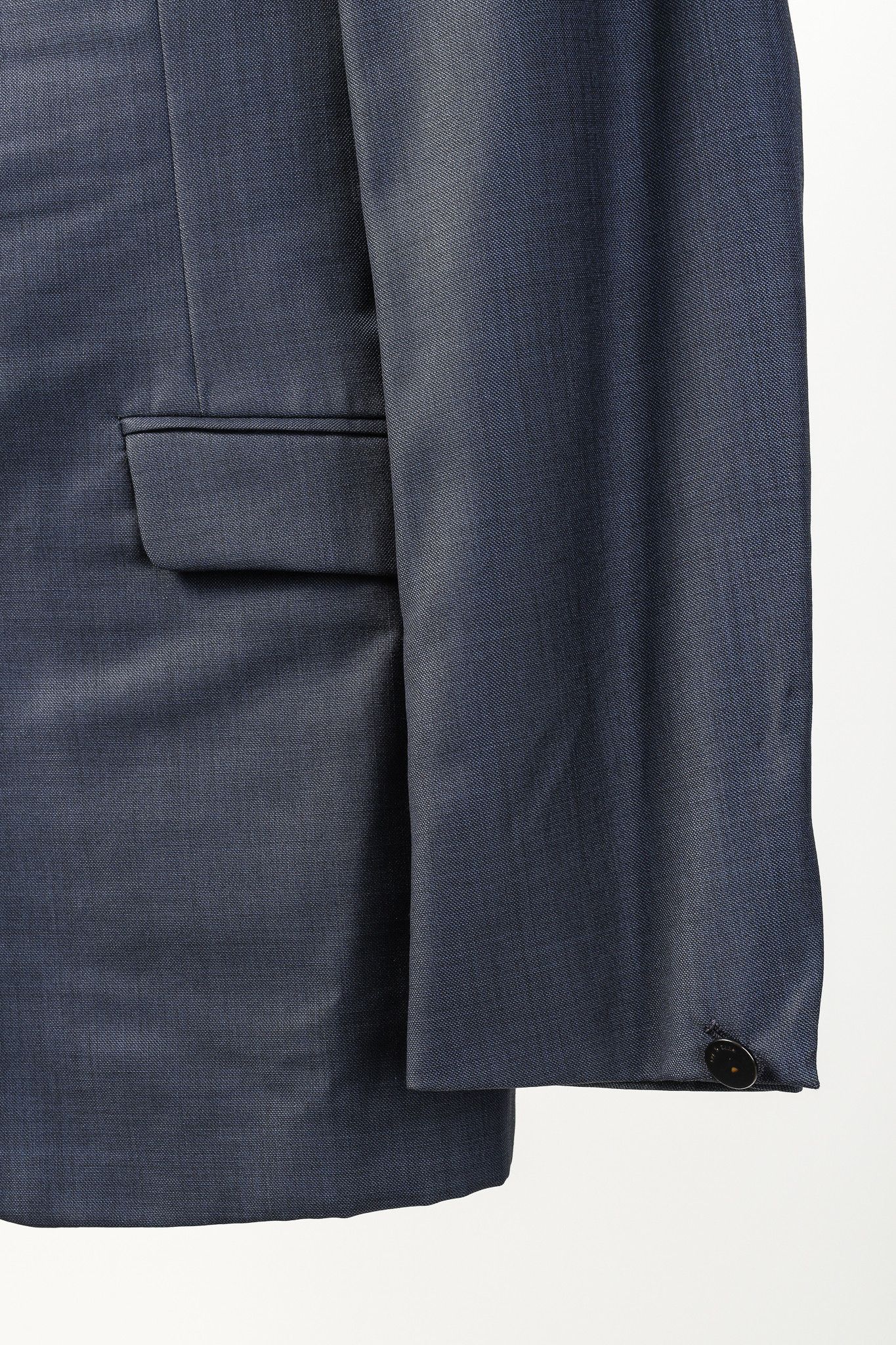 Rag & Bone Rag & Bone Navy Blue Wool-Suiting Tailored Blazer Size 40R - 6 Thumbnail