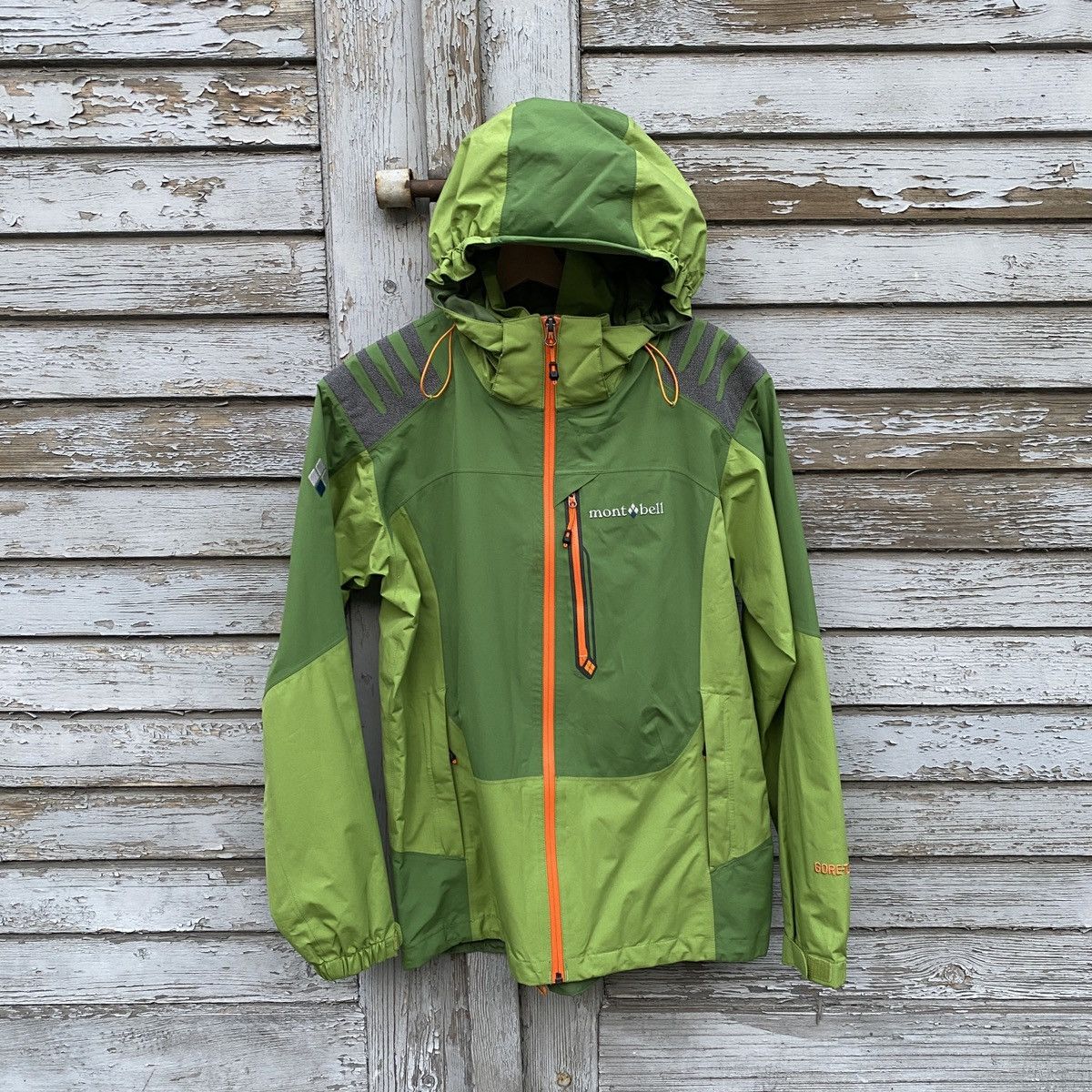 montbell GORE-TEX shell jacket green