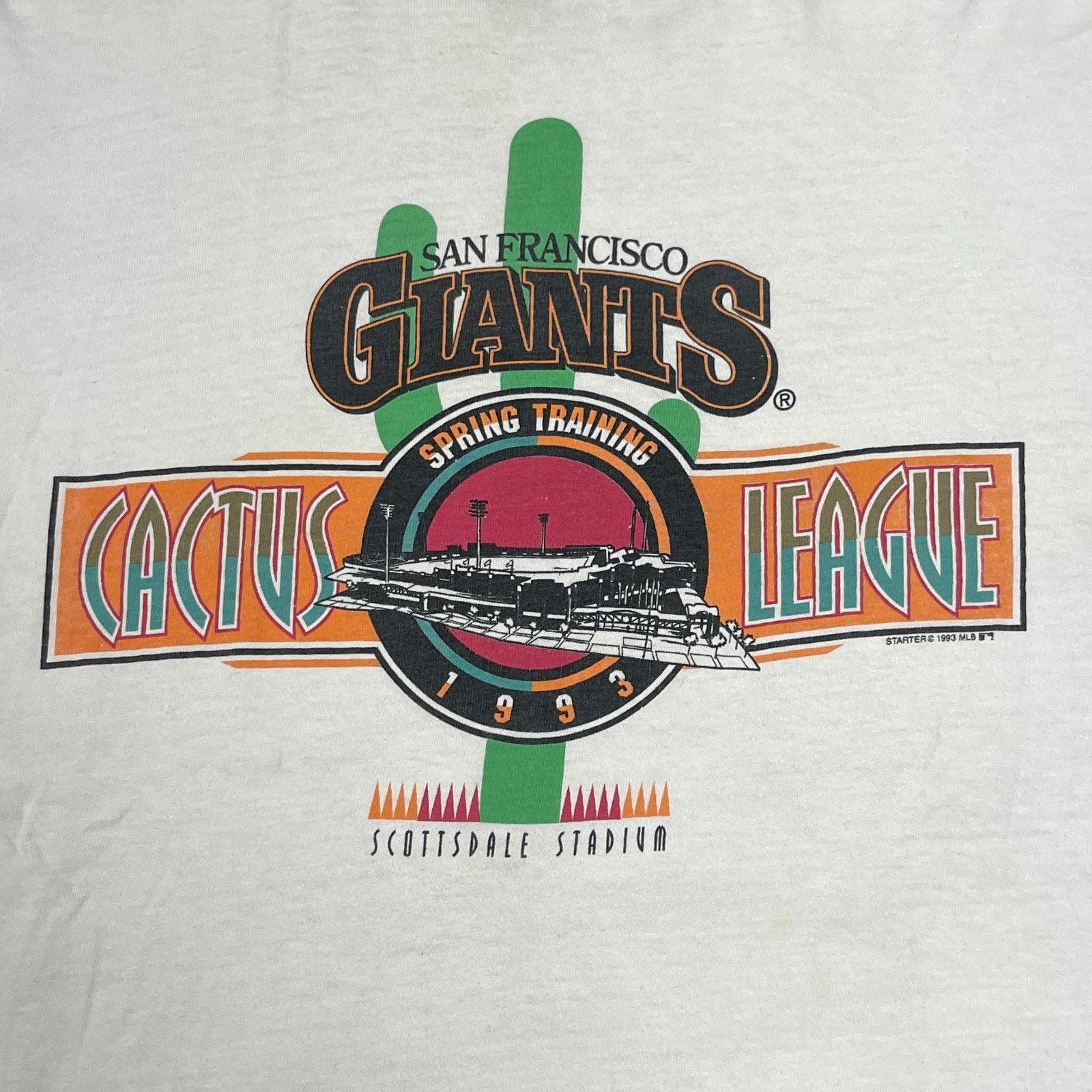 Vintage vintage 1993 SF Giants "Cactus League" spring training Tee Size US L / EU 52-54 / 3 - 3 Thumbnail