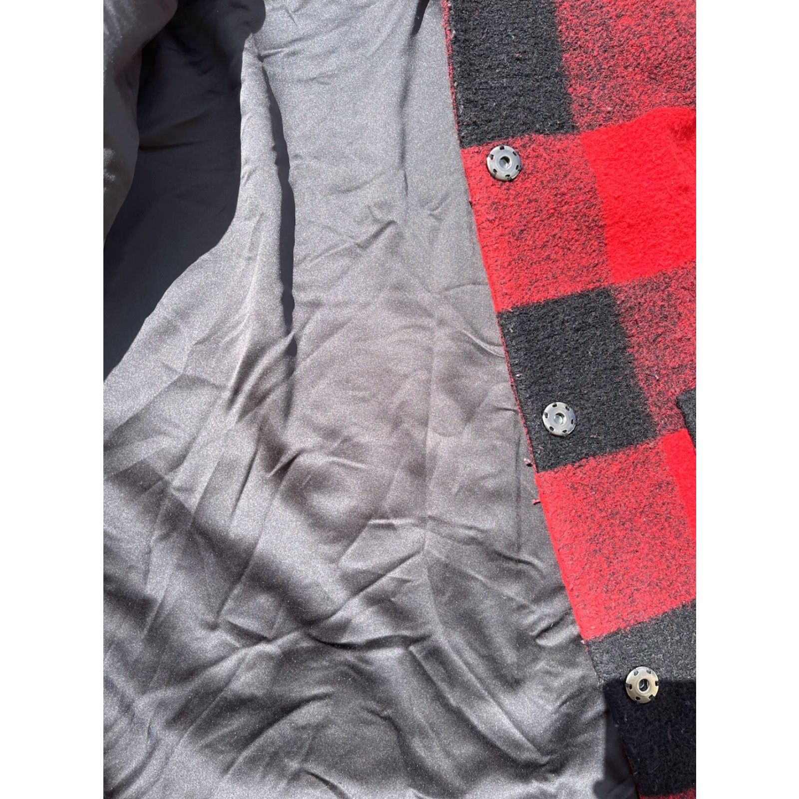 Pendleton VINTAGE Pendleton Women's Jacket Plaid Buffalo Lined Wool Snap City Lumber Bloke Jacket Size L / US 10 / IT 46 - 7 Thumbnail
