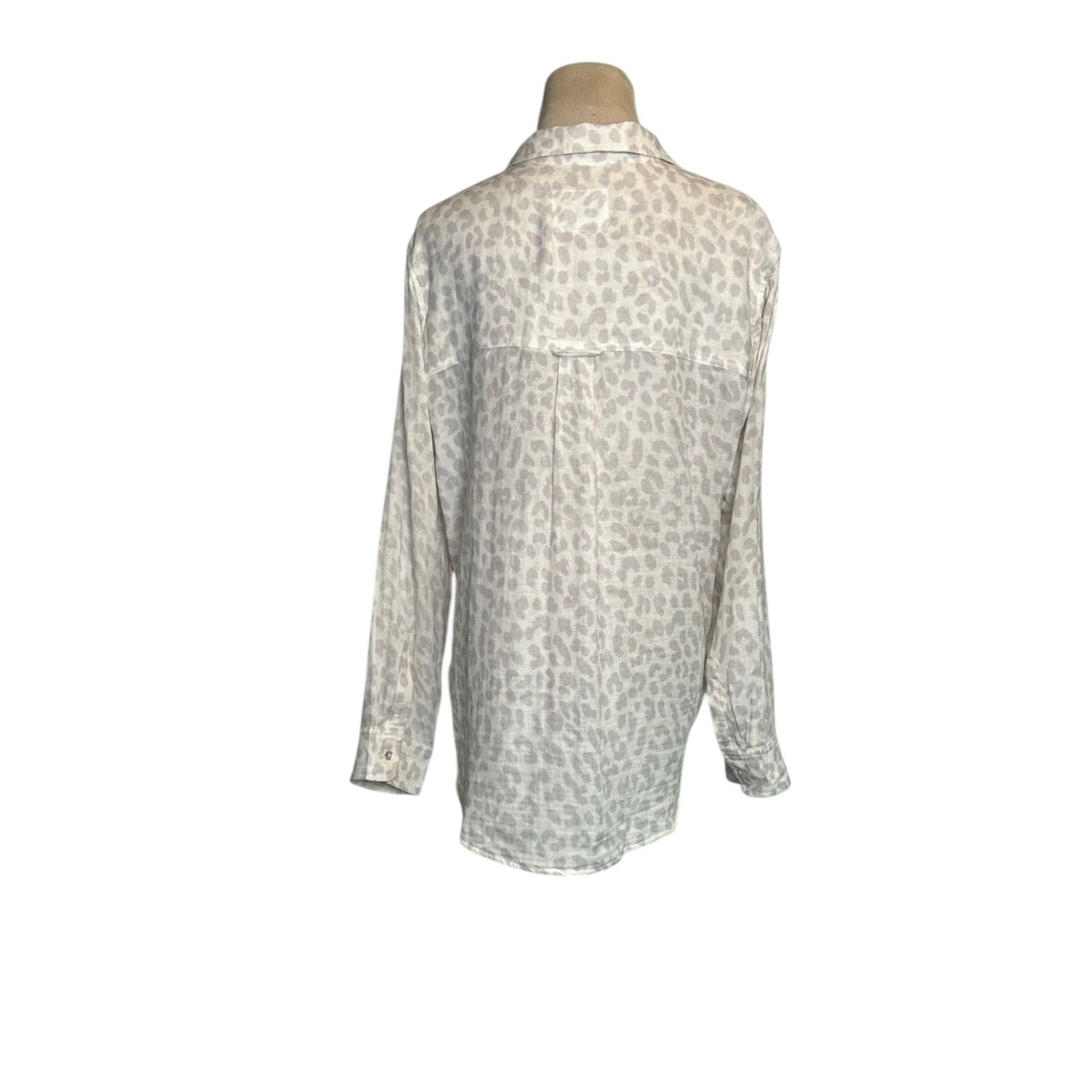 Rails Rails Ellis Grey Jaguar Button Front Shirt Tunic size Small Size S / US 4 / IT 40 - 11 Thumbnail