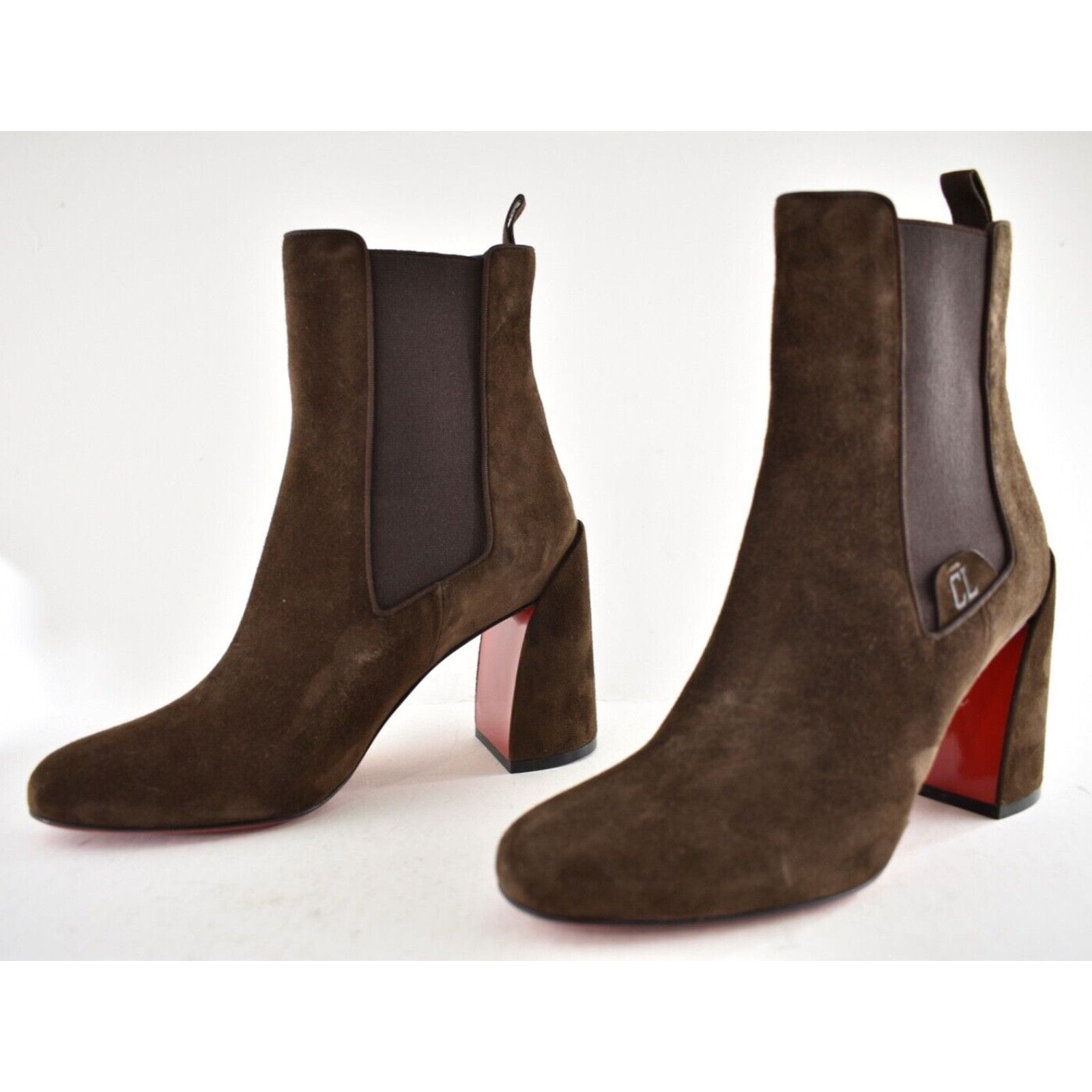 Christian Louboutin Christian Louboutin Turelastic 85 Cosme Brown Block Heel Size US 10.5 / IT 40.5 - 13 Thumbnail
