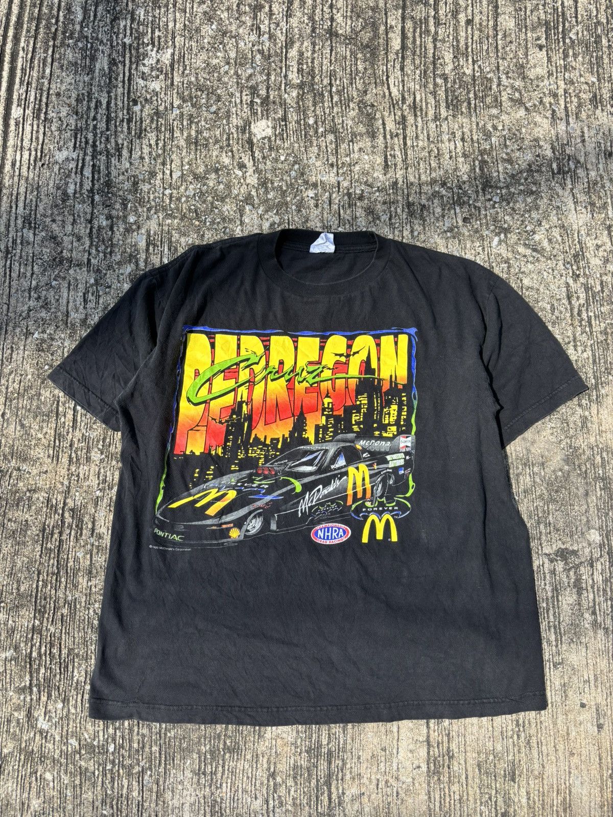 Other Vintage 90’s McDonald's BATMAN Nascar Racing T-Shirt Size US M / EU 48-50 / 2 - 1 Thumbnail