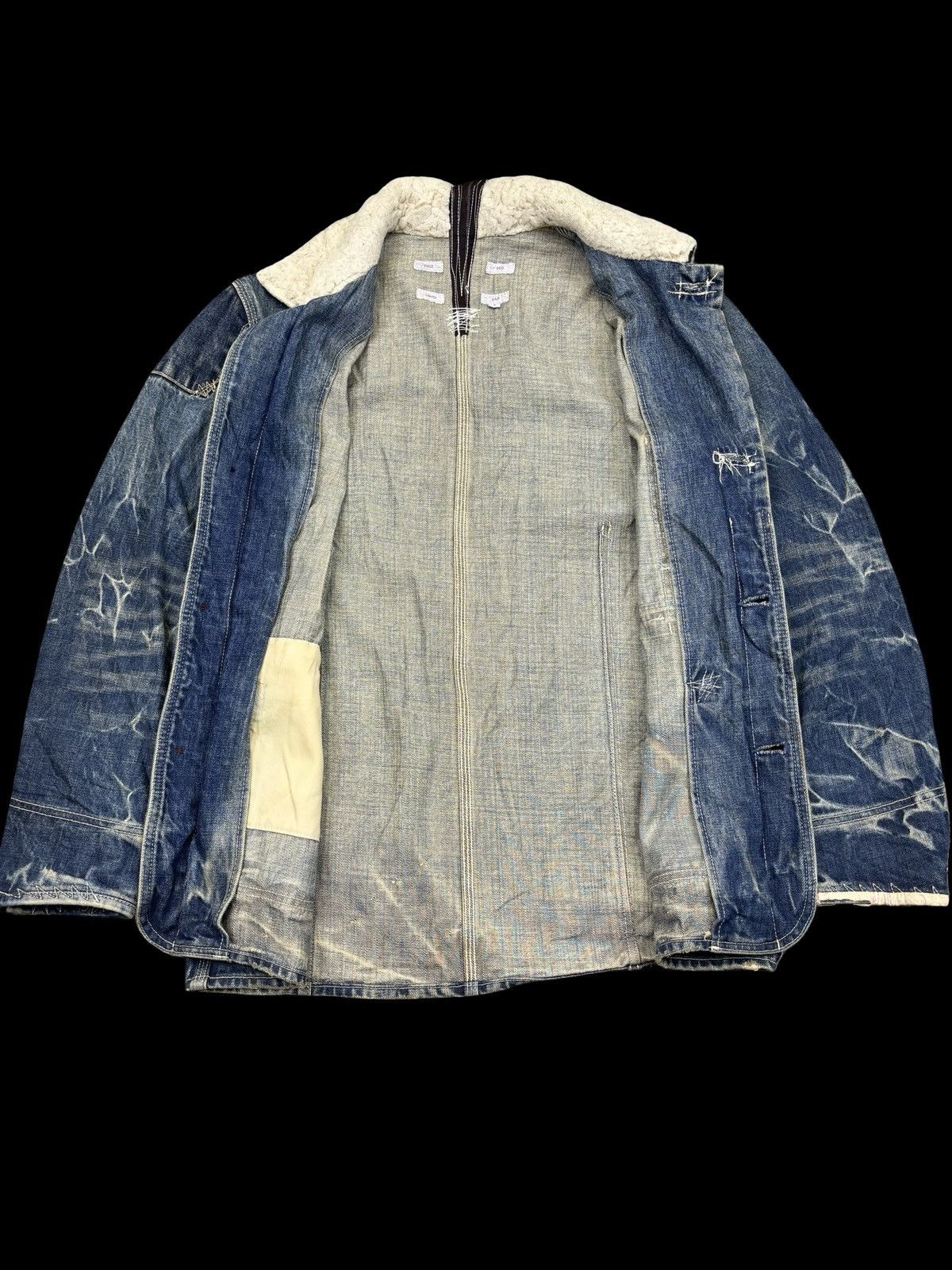 Paul Smith 💥Old Man Style💥Full Denim Charecter Chore Jacket F775 Size US S / EU 44-46 / 1 - 3 Thumbnail