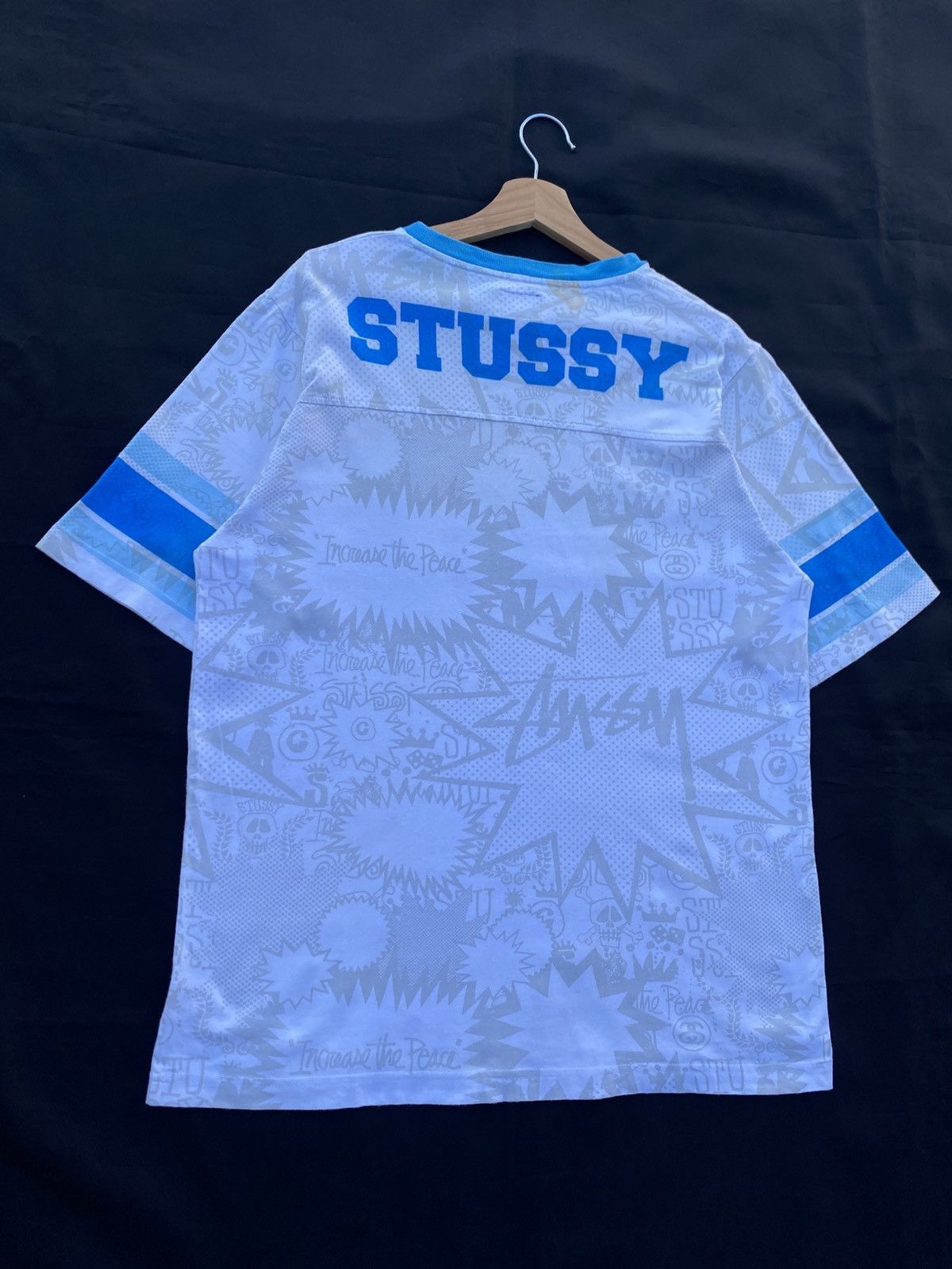 Stussy Rare Stussy “Increase the Peace” Graphic Tshirt Size US L / EU 52-54 / 3 - 20 Thumbnail