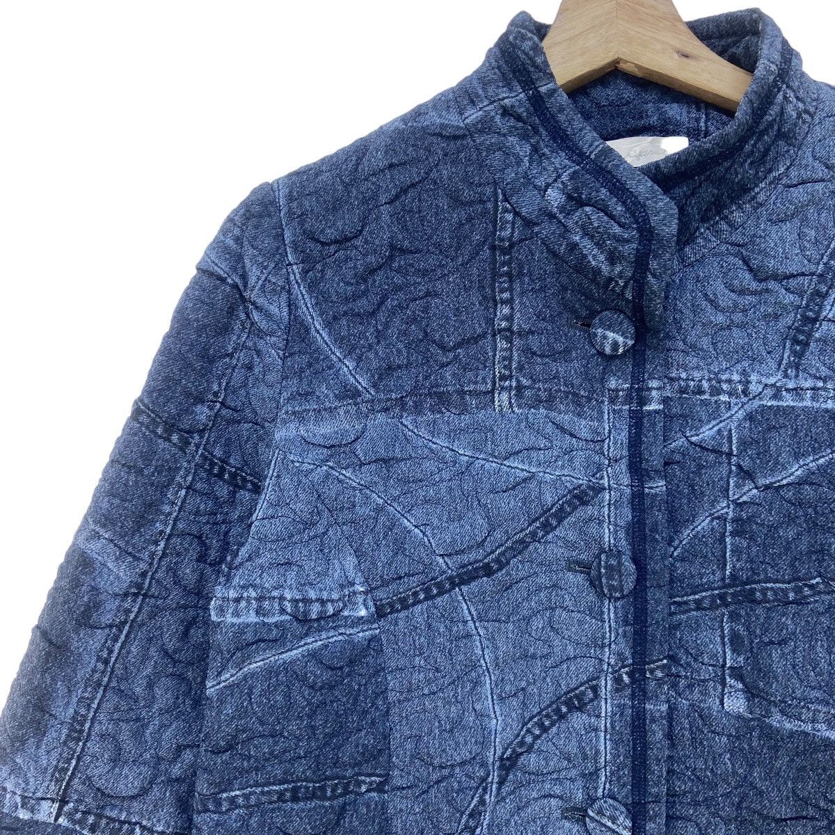 Japanese Brand Hitoshi Tamura Japanese Traditional Pleated Kogin Indigo Size S / US 4 / IT 40 - 7 Thumbnail