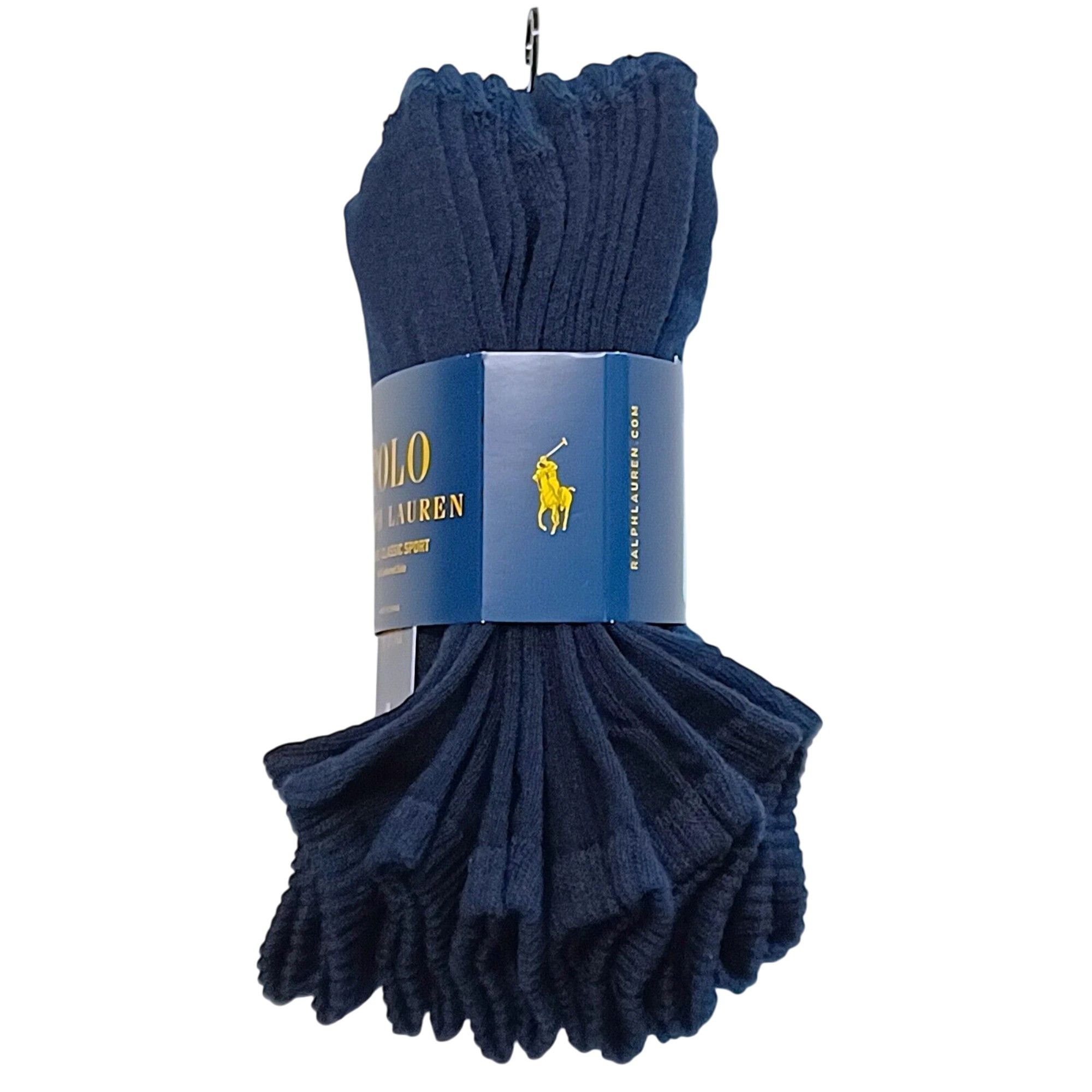 Polo Ralph Lauren Polo Ralph Lauren Classic 6-Pair No Show Socks Navy Blue Size ONE SIZE - 2 Thumbnail