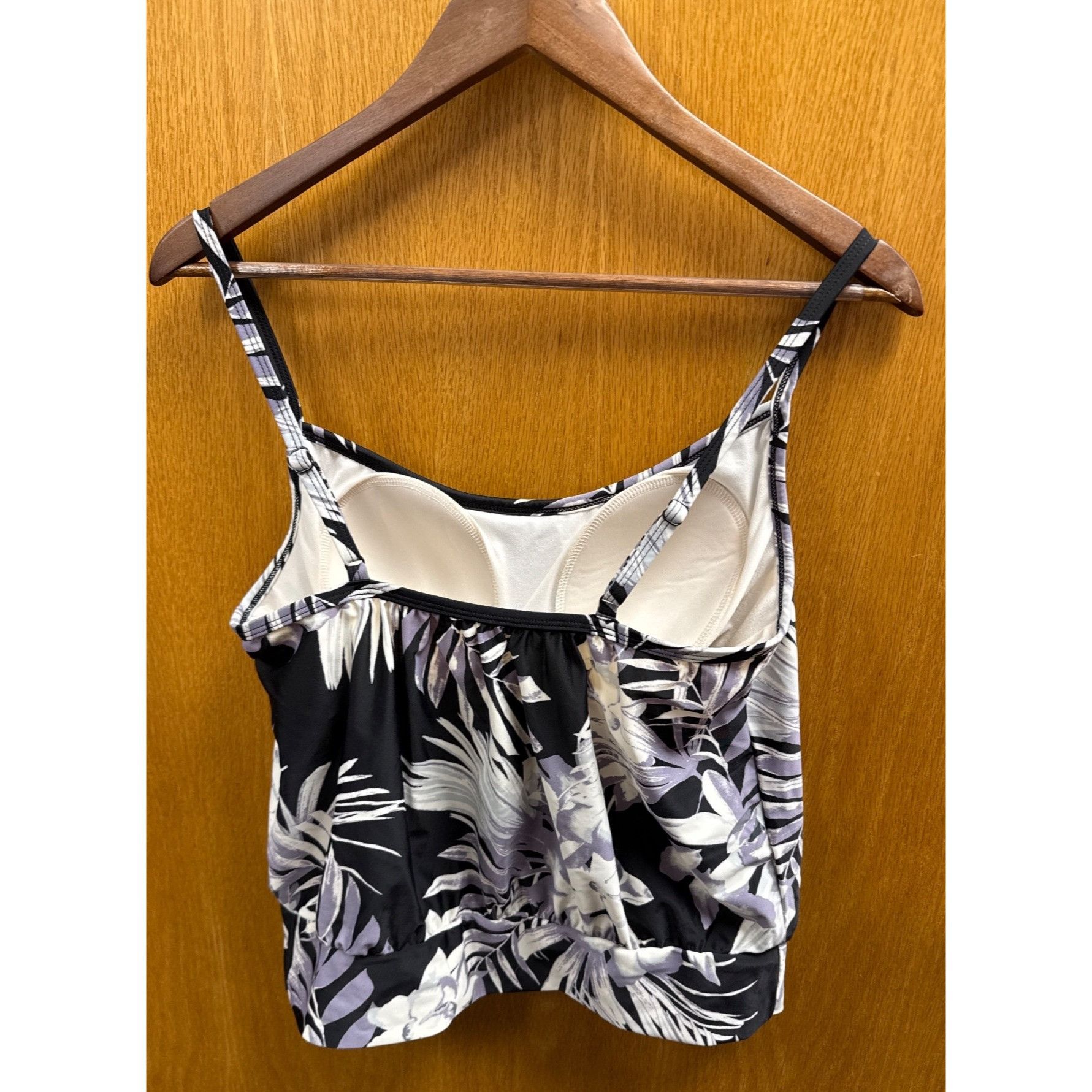 Other Womens Floral Blouson Tankini Top Medium Kona Sol Size M / US 6-8 / IT 42-44 - 6 Thumbnail