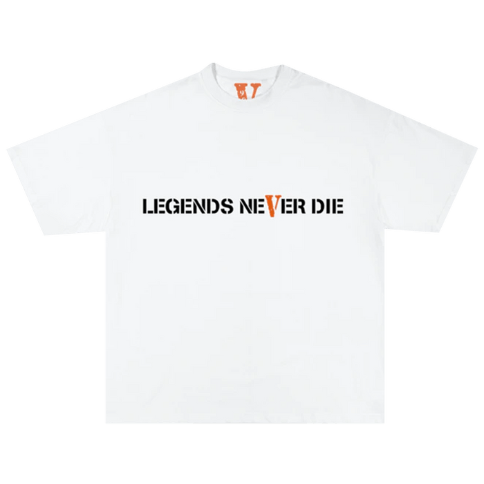 Vlone Vlone x Juice WRLD Legends Never Die 999 T-Shirt White | Grailed