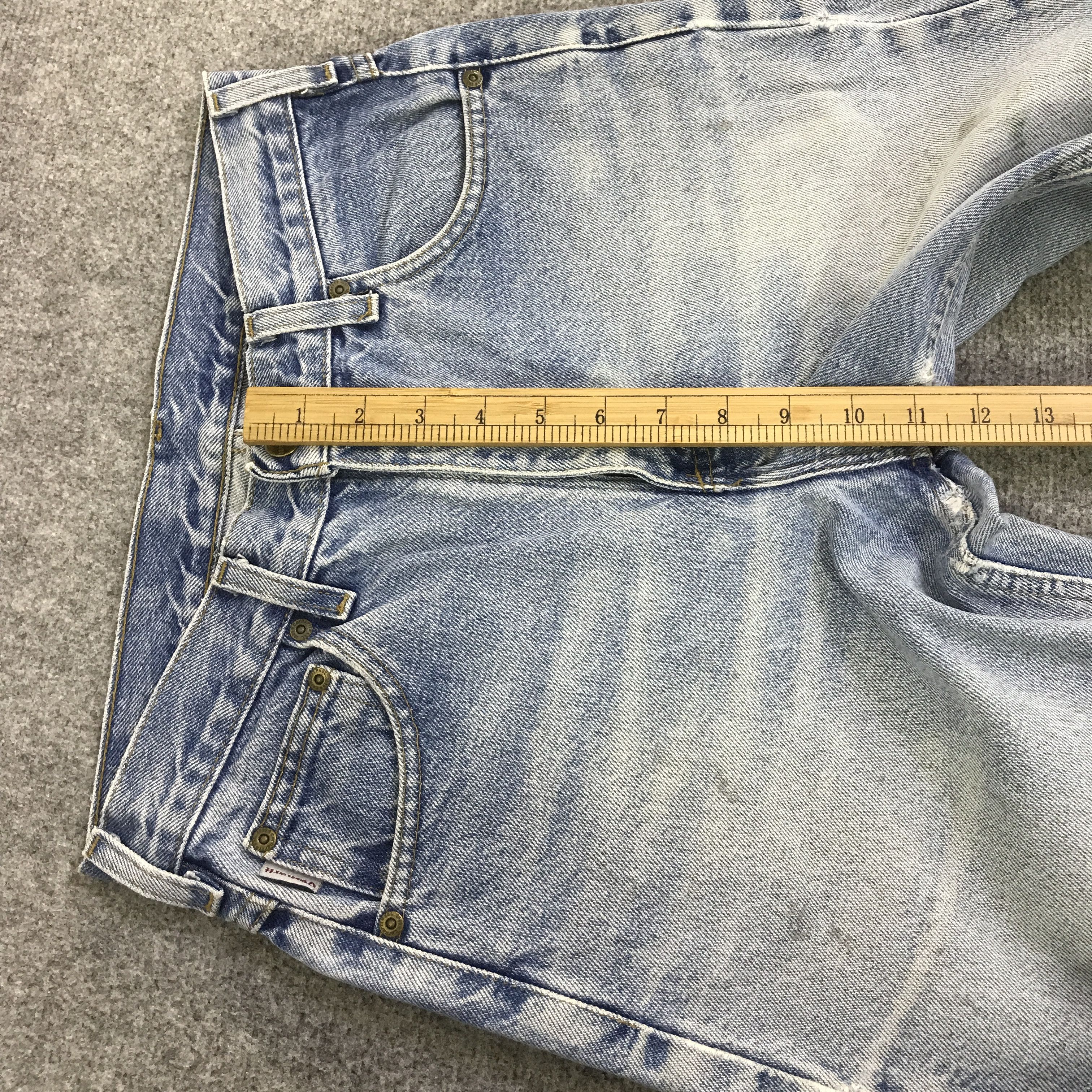 Carhartt CARHARTT DISTRESSED FADED DENIM PANTS K118B7 Size US 29 - 8 Thumbnail