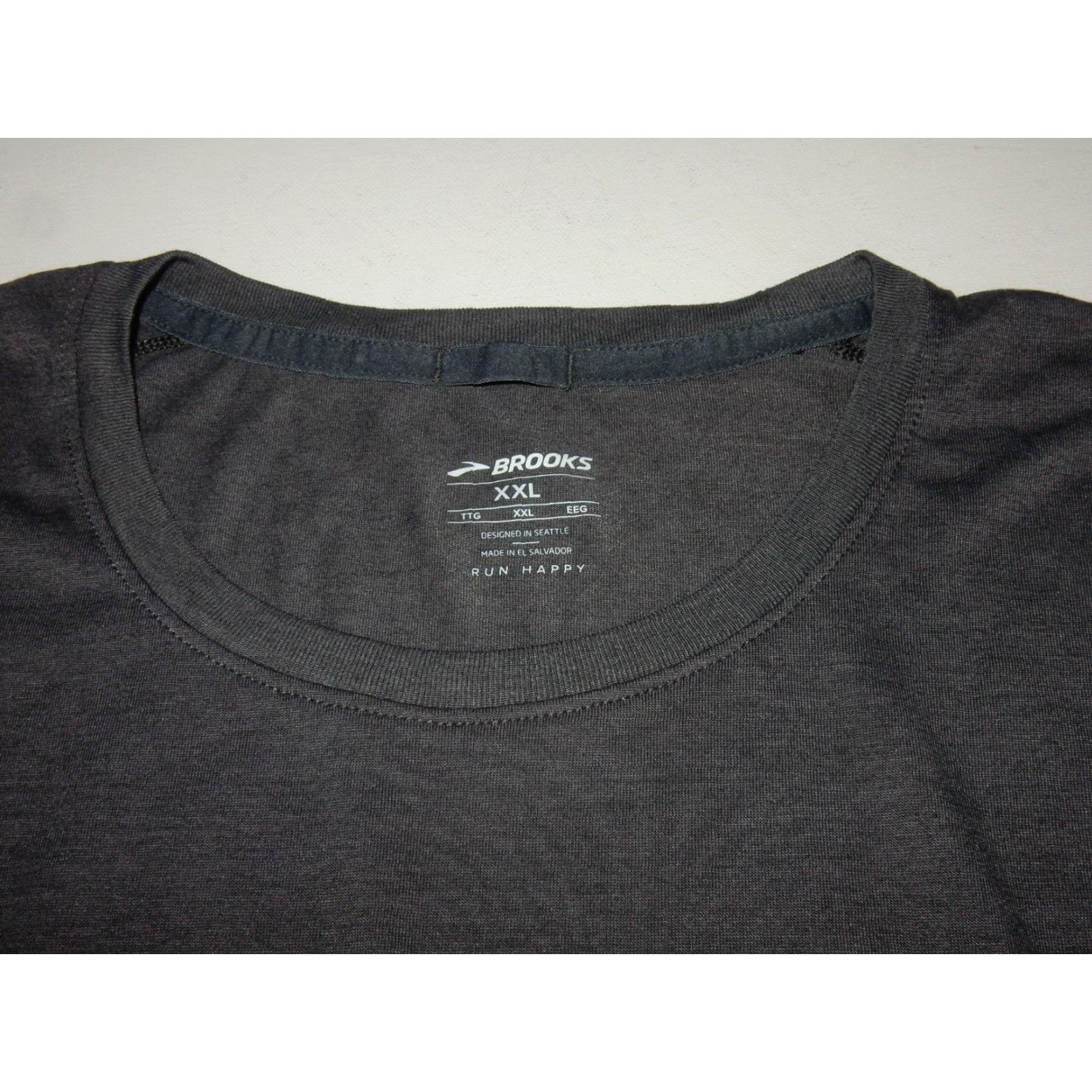 Brooks VINTAGE Brooks Men's Long Sleeve T-Shirt XX Large Gray Christmas Activewear 90s Size US XXL / EU 58 / 5 - 2 Thumbnail