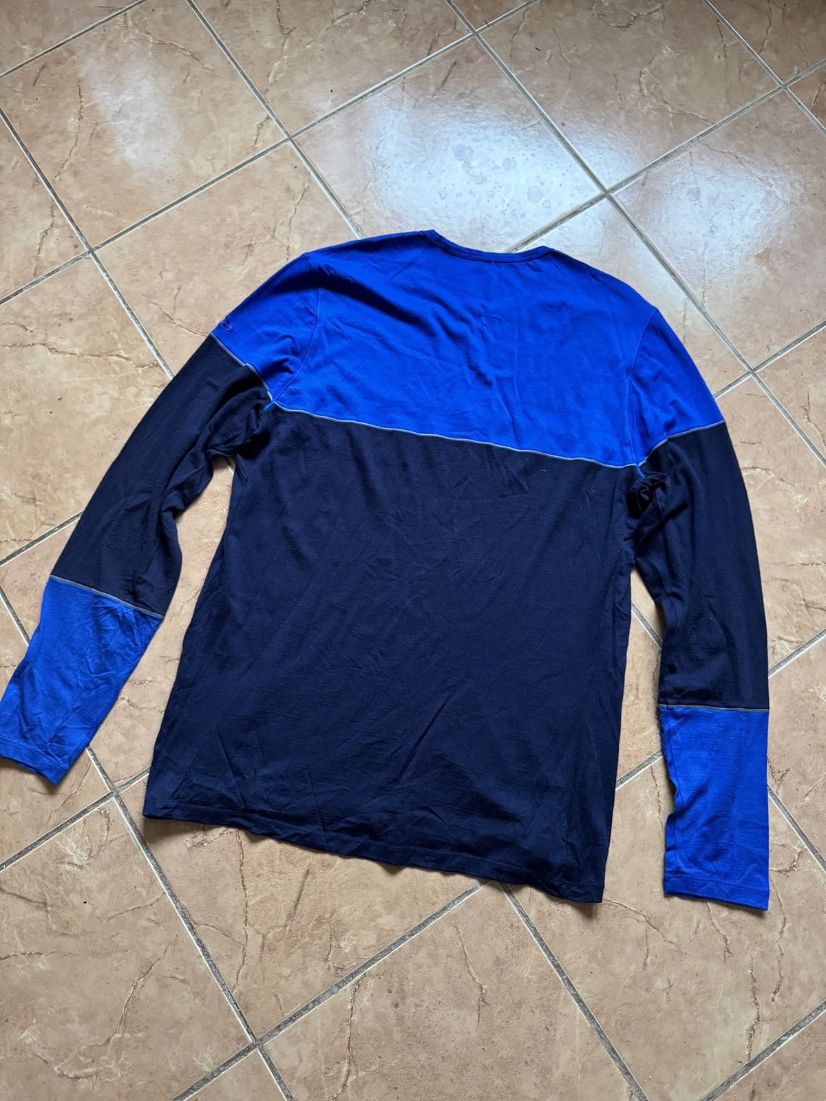 Icebreaker Icebreaker Merino 200 Blue Double Color Hiking LS tee shirt Size US XL / EU 56 / 4 - 11 Thumbnail