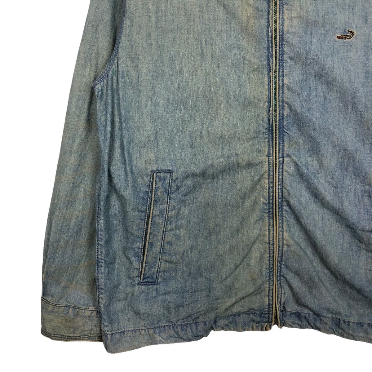 Japanese Brand 📌Vintage Worker Indigo Denim Jacket Crocodile Zipper Size US L / EU 52-54 / 3 - 5 Thumbnail