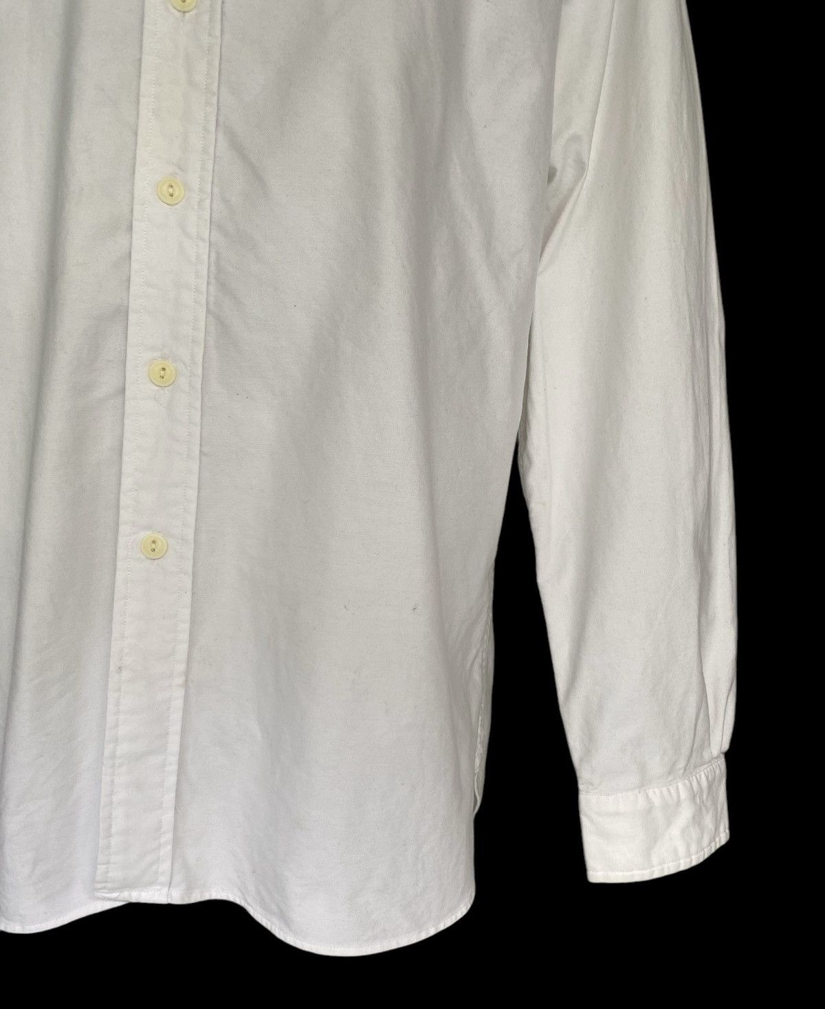 Designer × Polo Ralph Lauren White Polo Ralph Laurent Official Members Shirt Button Size US L / EU 52-54 / 3 - 9 Thumbnail