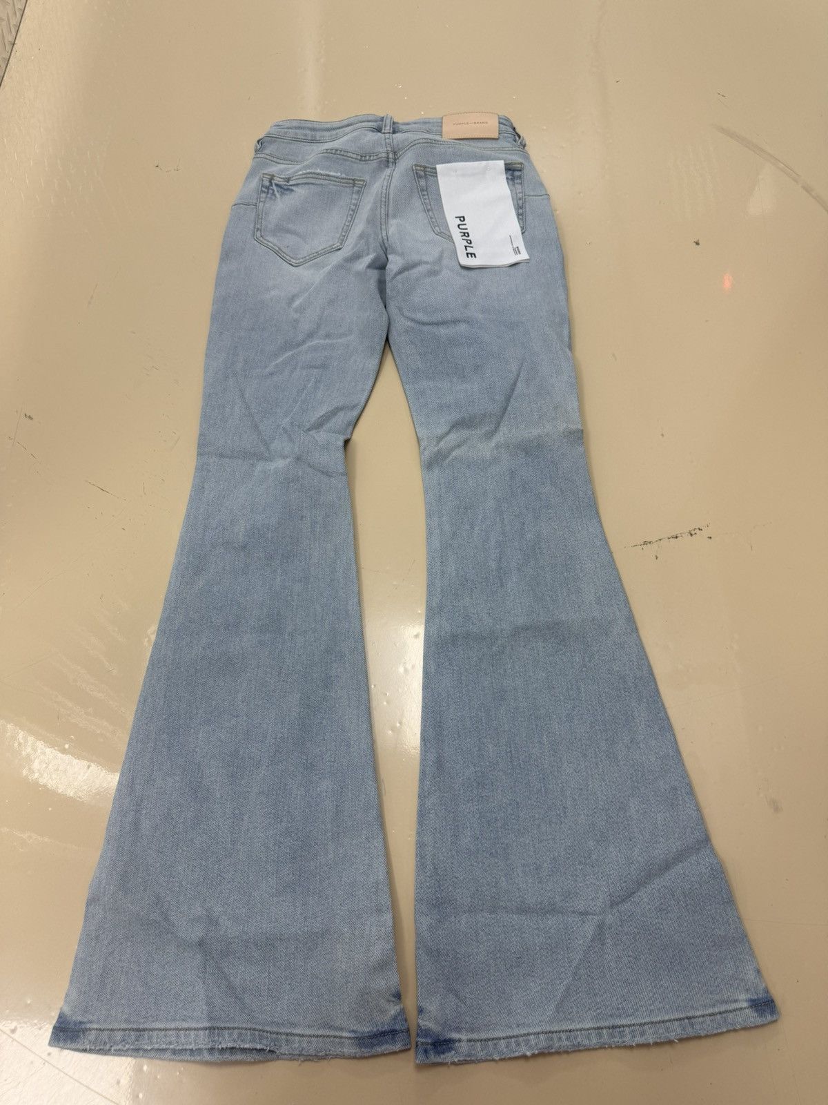 Other Purple Brand Flare Sun Fade Jeans Size 26" / US 2 / IT 38 - 6 Thumbnail