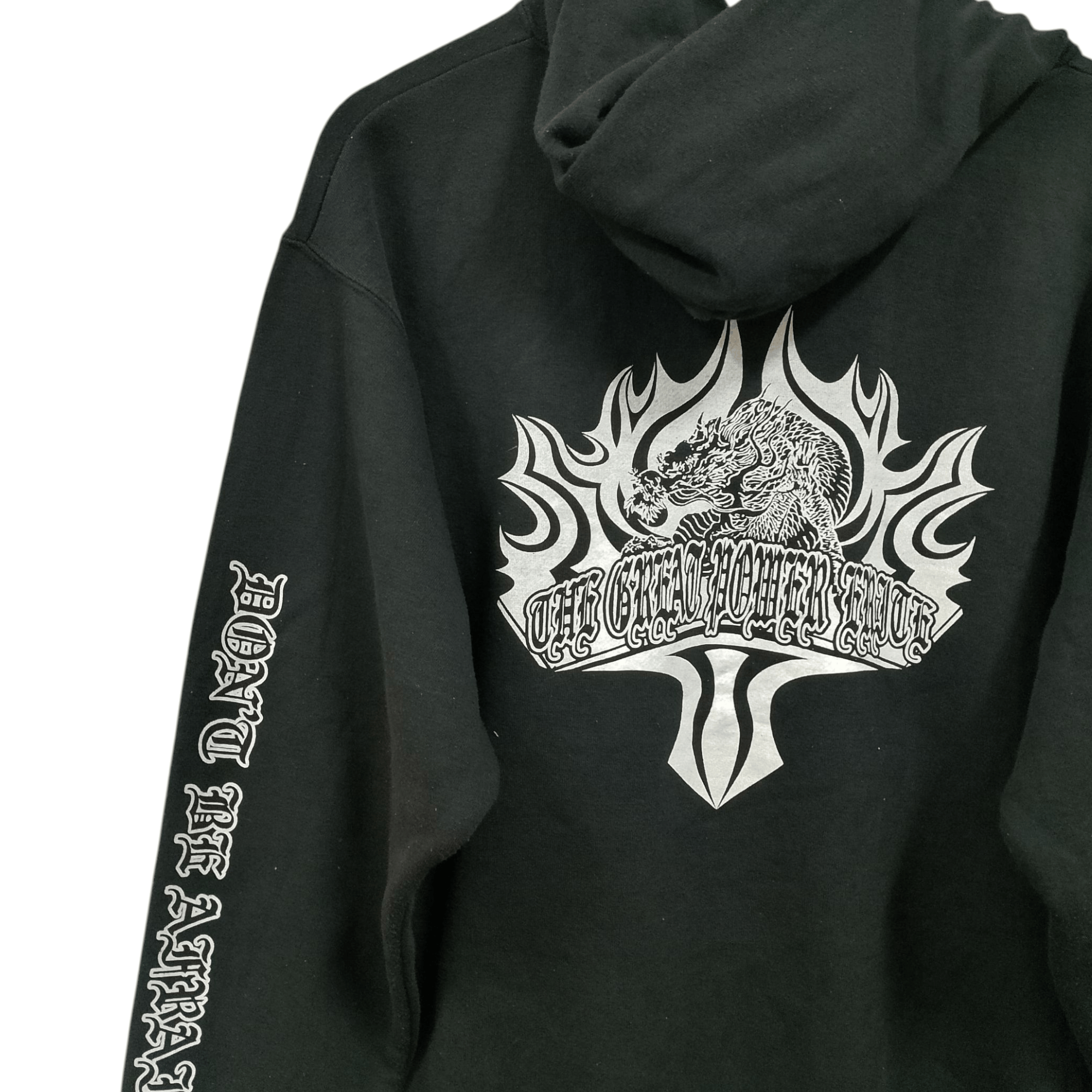 Japanese Brand Dig Deep Flame Graphic Hoodie Y2K Streetwear Size US L / EU 52-54 / 3 - 5 Thumbnail