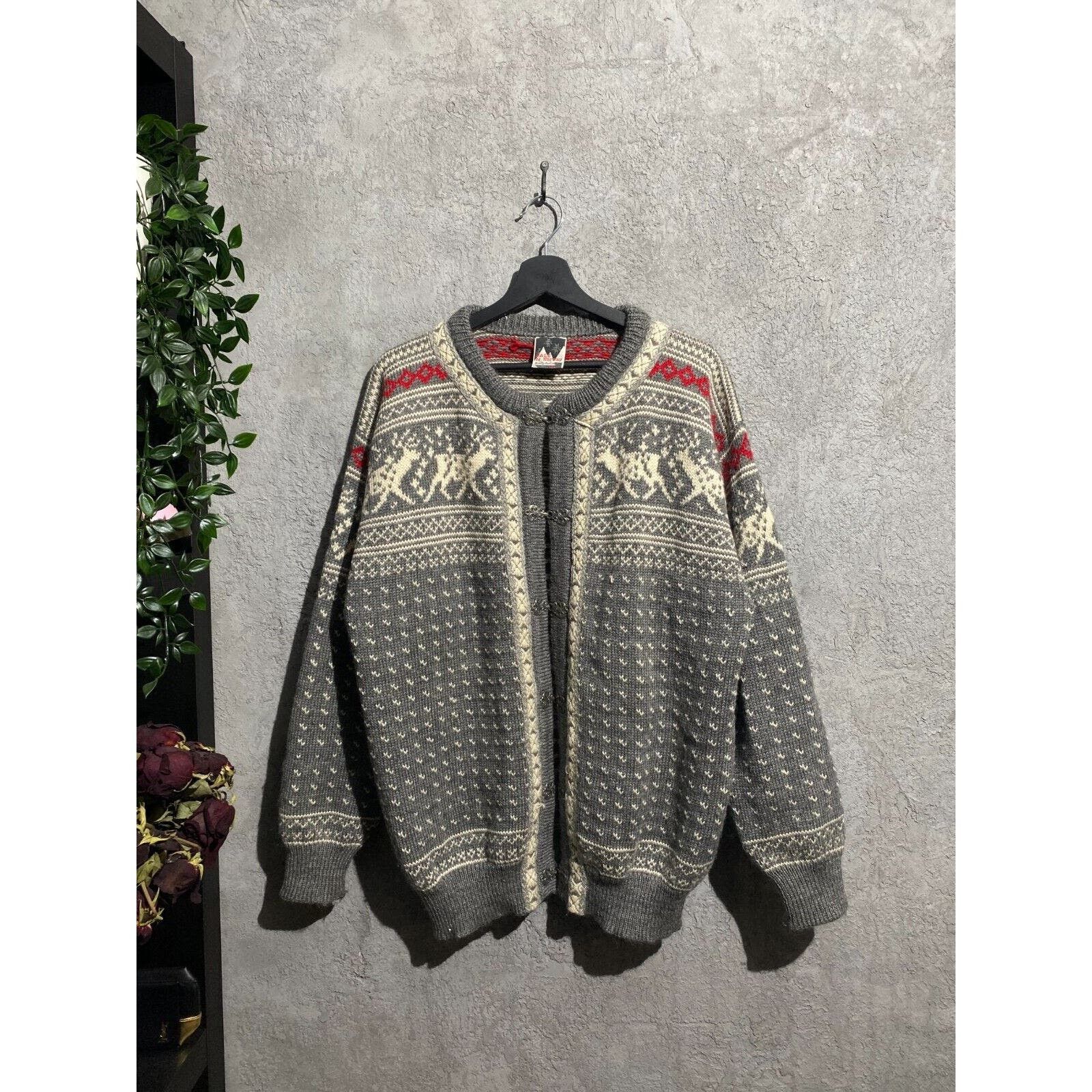 image of Archival Clothing x Dale Of Norway Vintage Norwal Handknitted Wool Mohair Sweater Oldmoney Cozy in 
