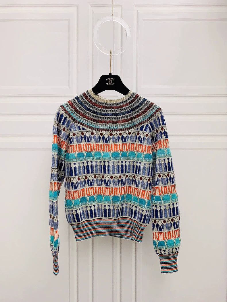 Chanel Chanel Egyptian series sweaters Size XXS / US 00 / IT 34 - 1 Thumbnail