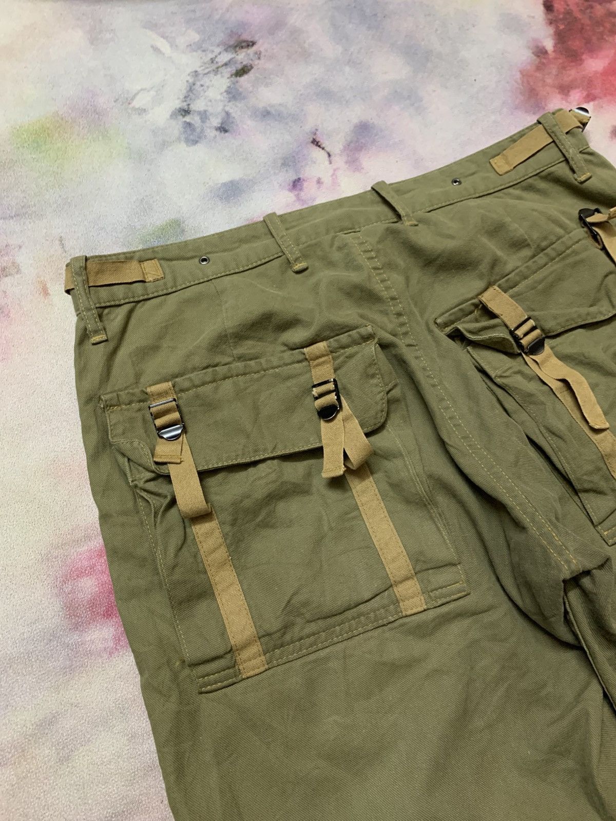 Johnbull Johnbull Kojima Army Fatigue Straight Pants Size US 32 / EU 48 - 11 Thumbnail