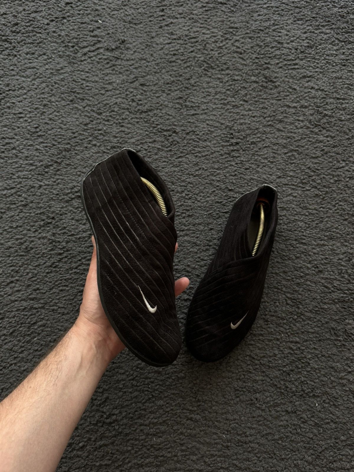 Vintage Vintage 00's Nike Kyoto Black Y2K Moc Sneakers Size US 8.5 / EU 41-42 - 2 Thumbnail