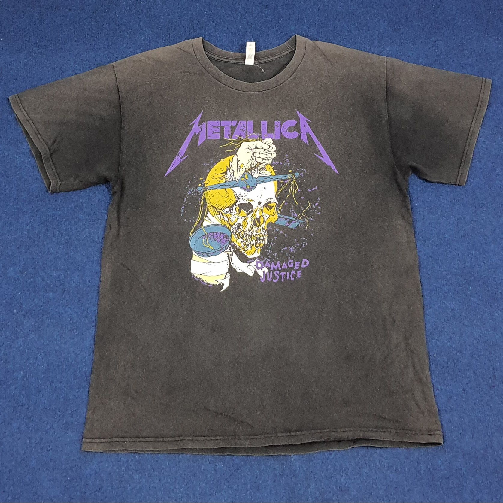 Band Tees × Vintage Vintage Metallica Band Damage Justice Rock Tshirt Size US L / EU 52-54 / 3 - 1 Thumbnail