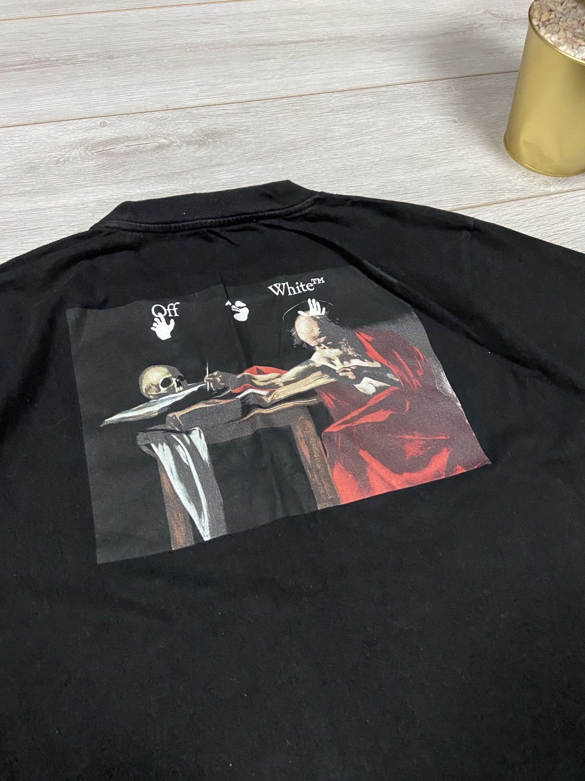 Off-White Off-white Caravaggio big print tee Size US L / EU 52-54 / 3 - 3 Thumbnail