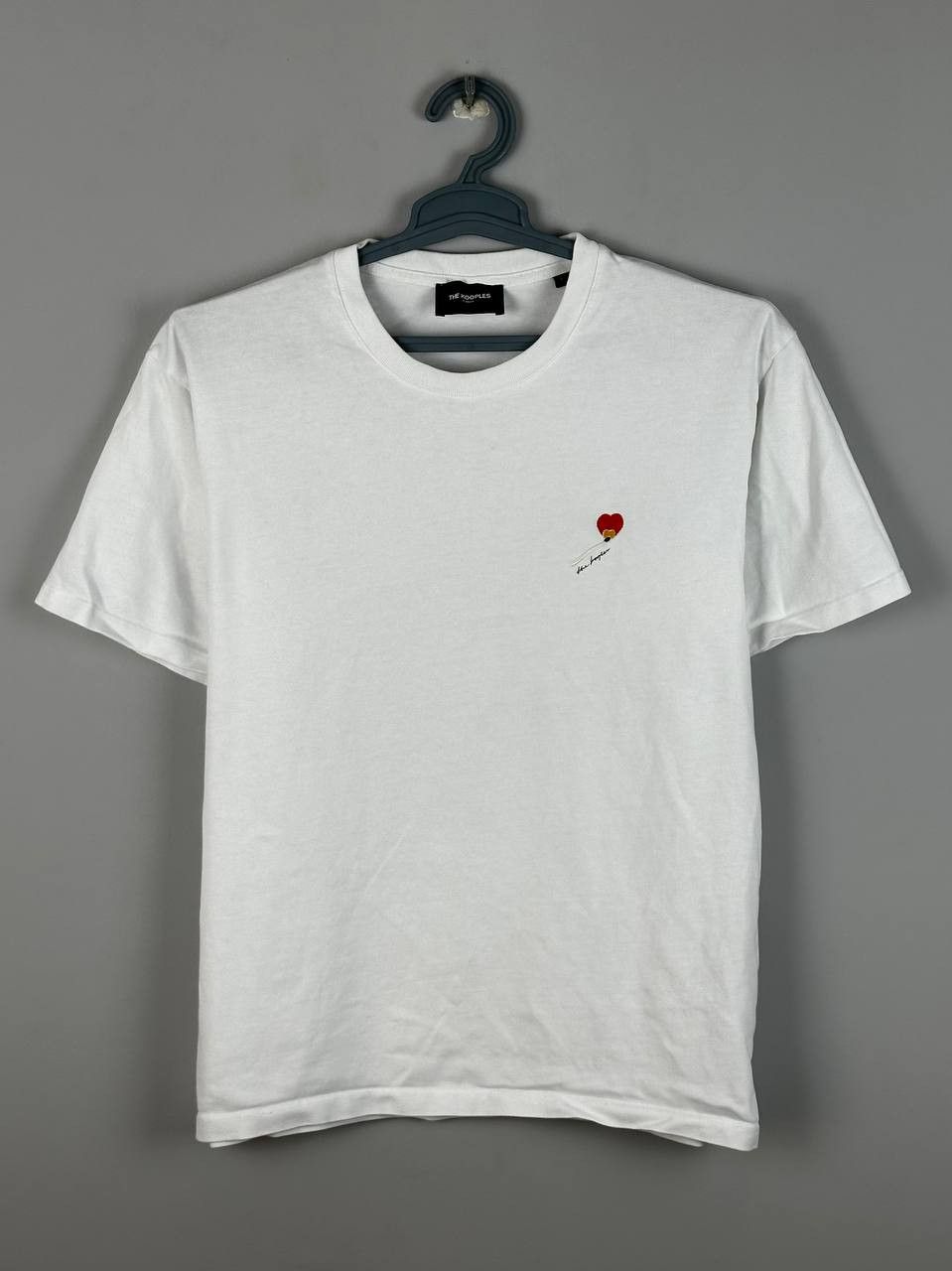 The Kooples The Kooples Streetwear Embroidered White T Shirt Size US L / EU 52-54 / 3 - 2 Thumbnail