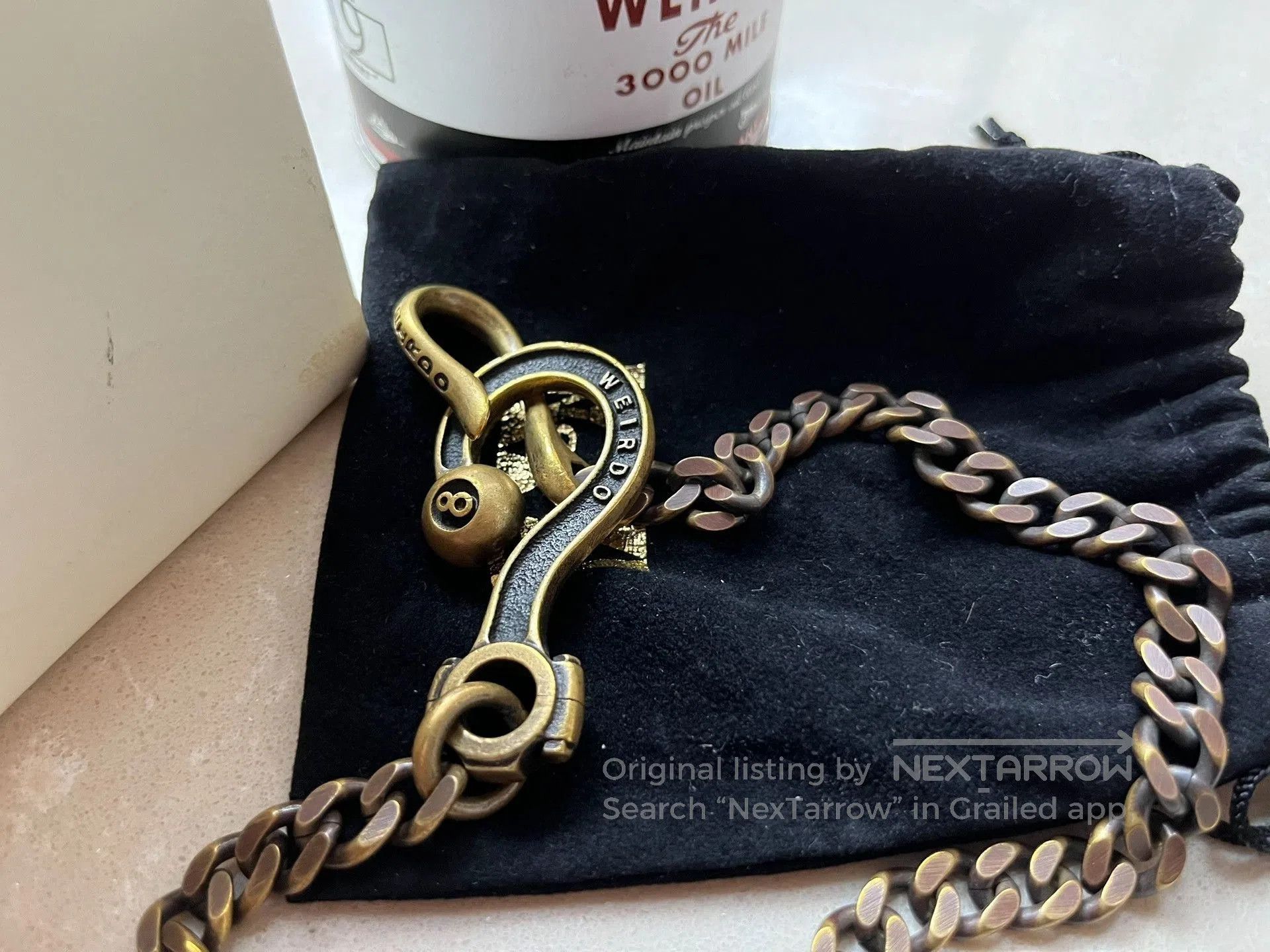 Other Weirdo Brass Pants Wallet Chain. Size ONE SIZE - 2 Thumbnail