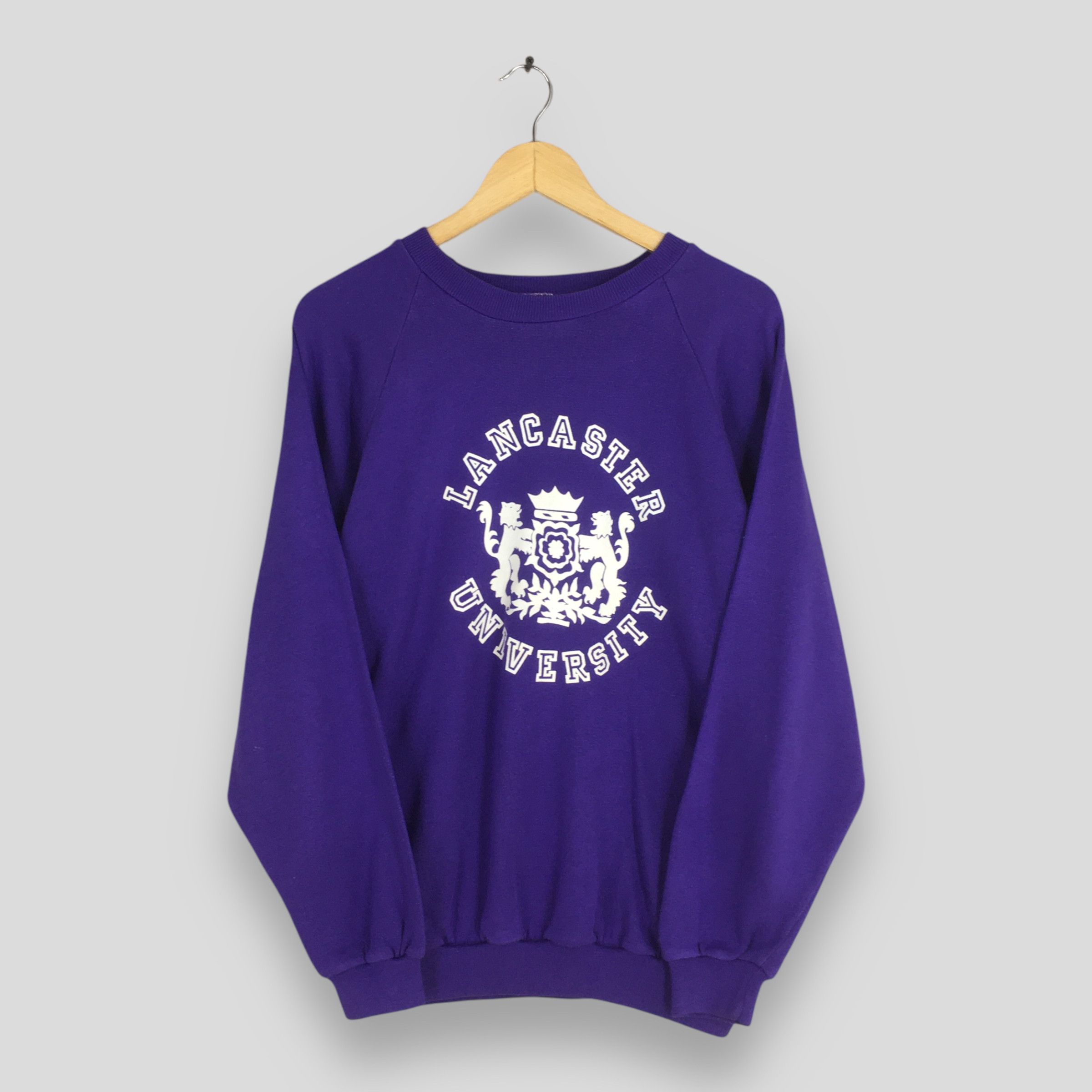 Vintage Vintage 90s Lancaster University Sweatshirt Large Size US L / EU 52-54 / 3 - 1 Thumbnail
