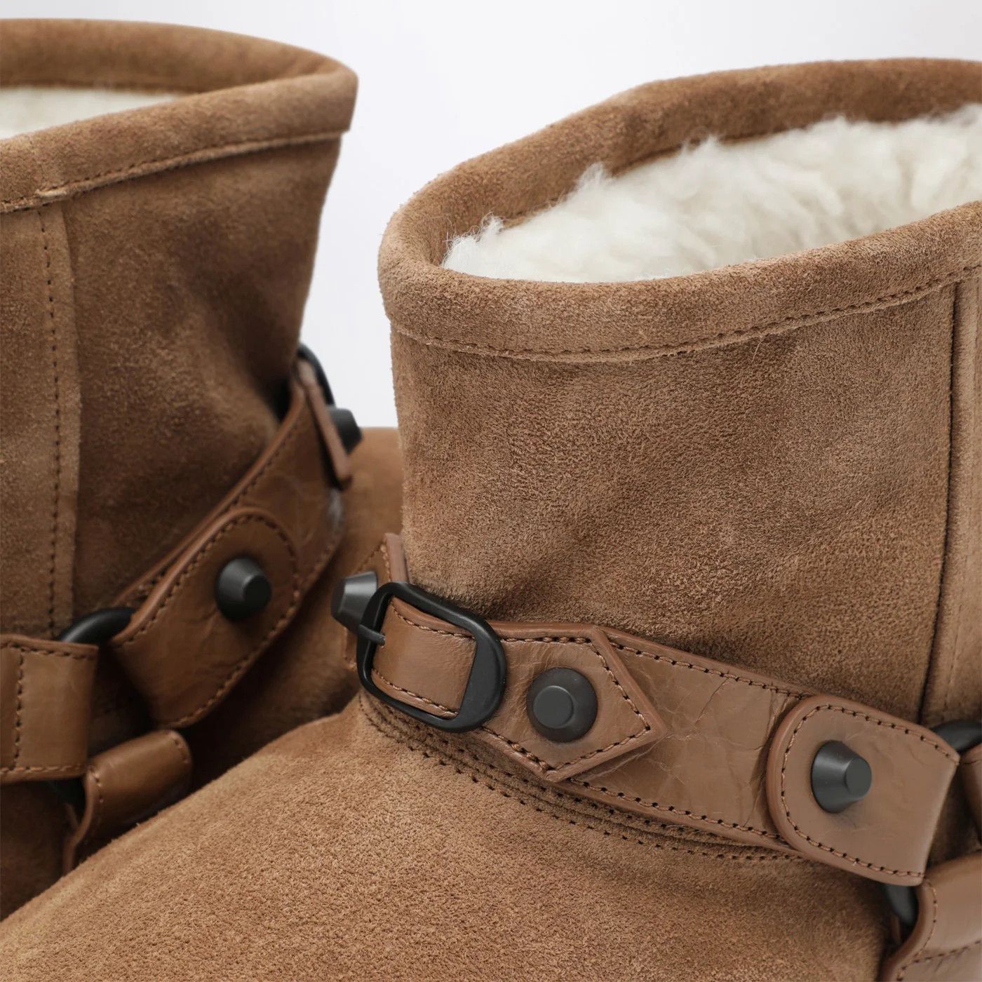 Balenciaga o1d2blof0426 Alaska Soft Ankle Boots in Camel Size US 10 / IT 40 - 5 Thumbnail
