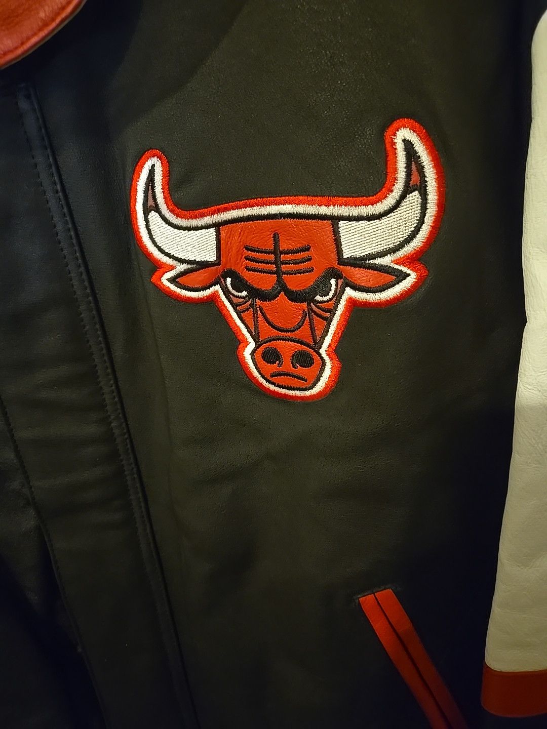 Vintage Bulls Jordan goat vintage new leather coat new with tags Size US M / EU 48-50 / 2 - 18 Thumbnail