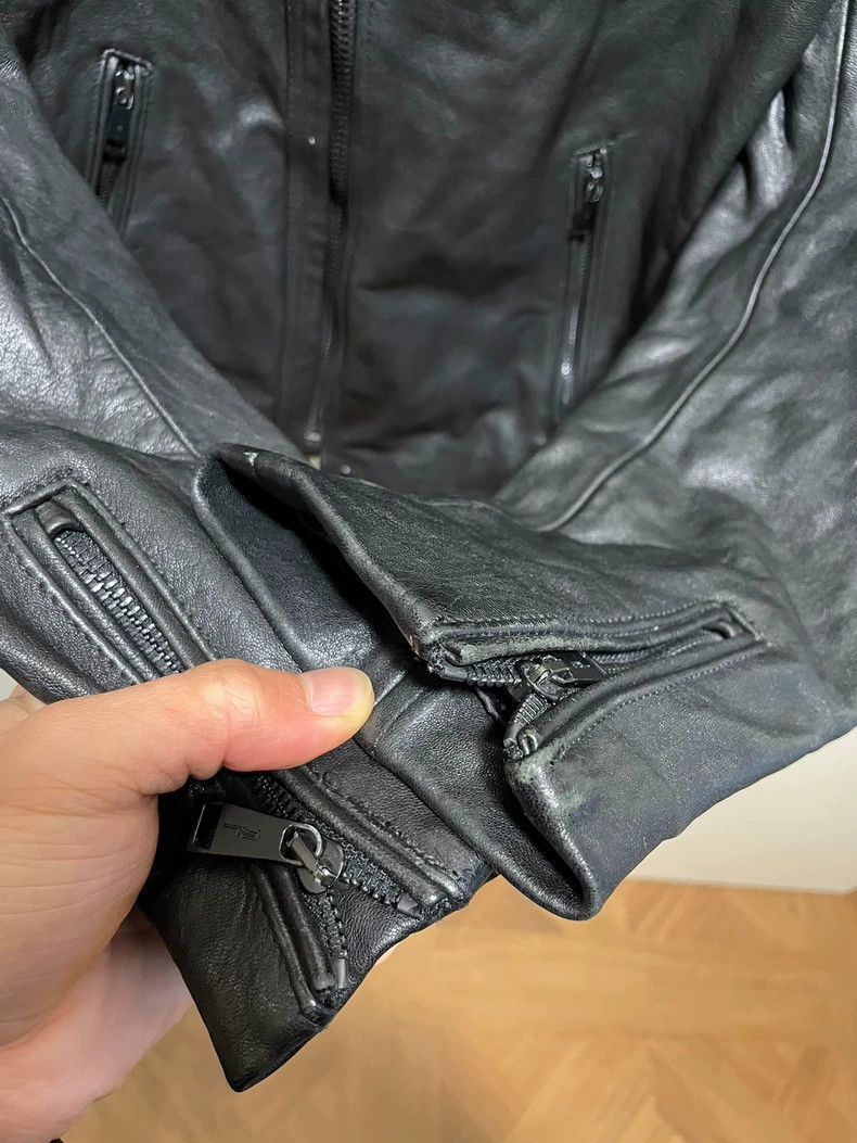 RRL Ralph Lauren RRL Ralph Lauren Black Label Venom Leather Coat Motorcycle Size US S / EU 44-46 / 1 - 6 Thumbnail