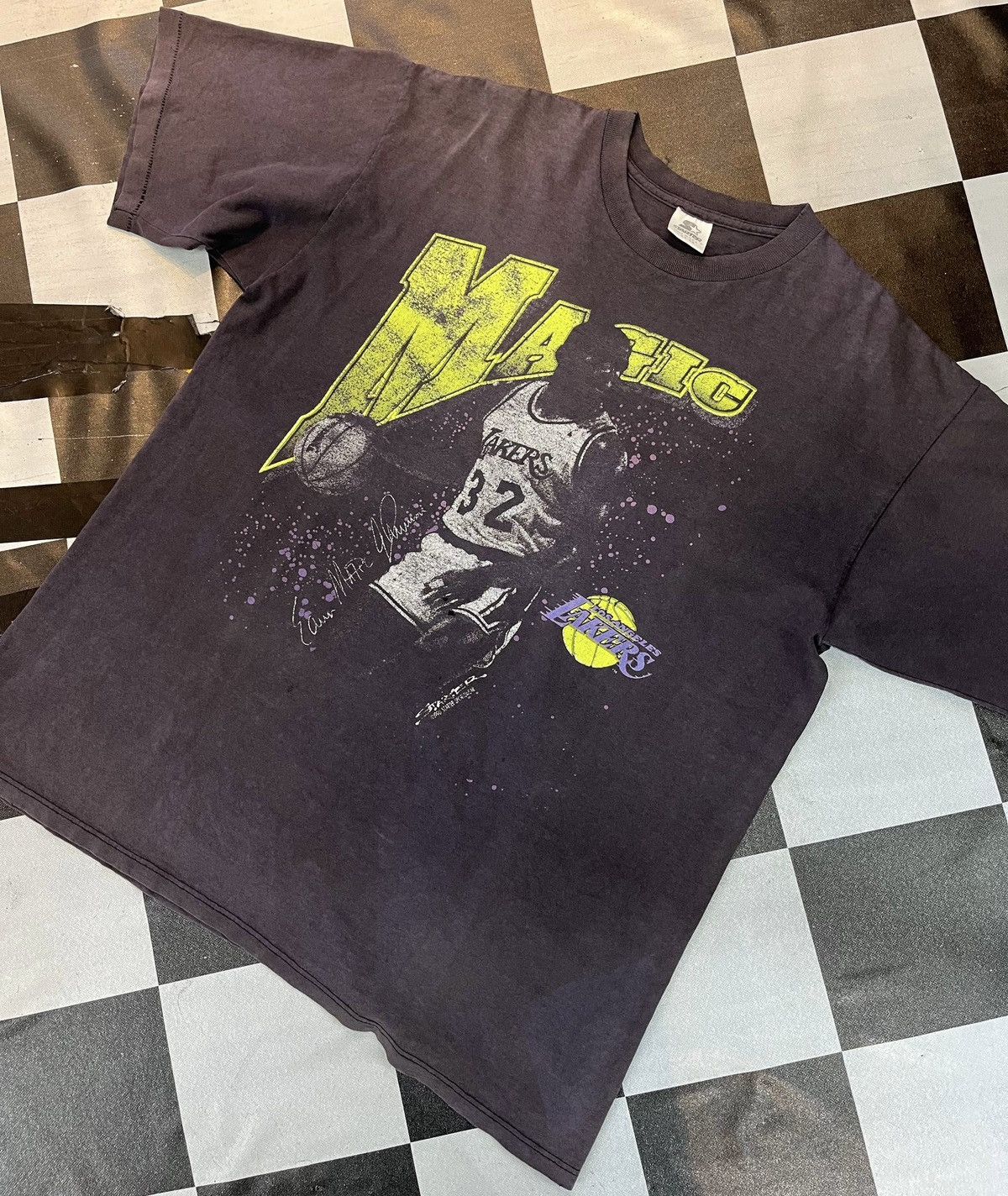 Starter VINTAGE FADED LAKER MAGIC JOHNSON Size US XL / EU 56 / 4 - 3 Thumbnail