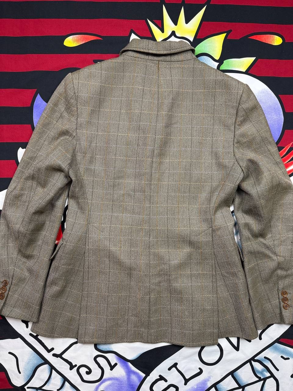 Barbour Tweed fitted womens wool jacket Size 12UK