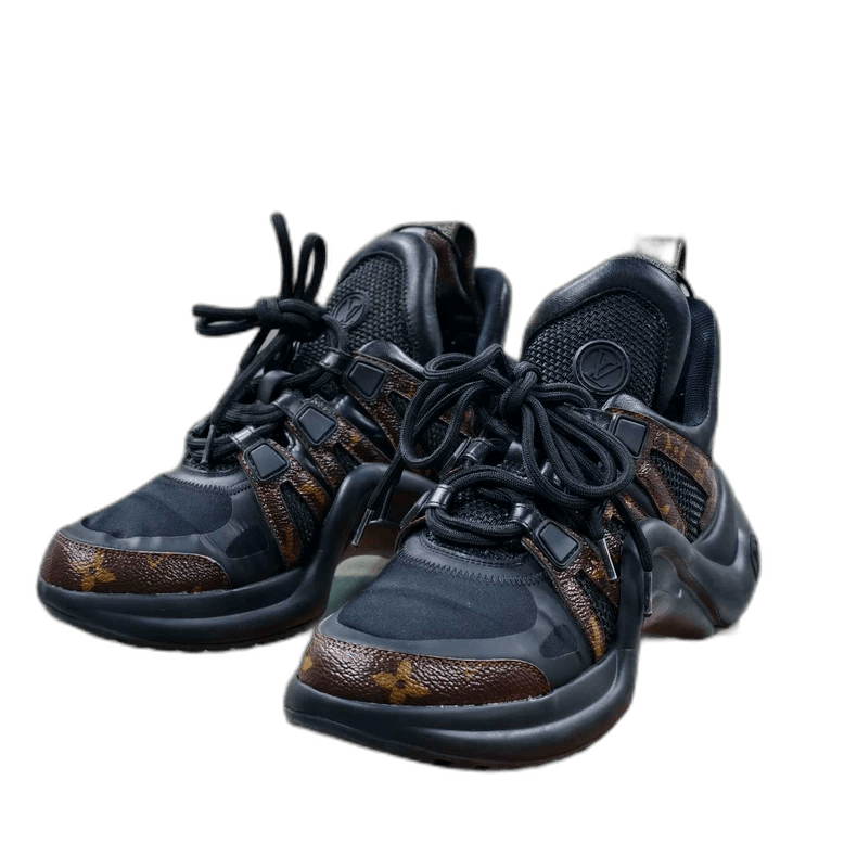 Louis Vuitton Louis Vuitton Archlight Black Sneakers Size US 4 / IT 34 - 1 Thumbnail