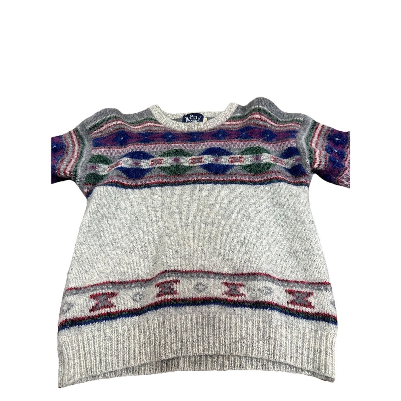 Woolrich Woolen Mills Vintage Woolrich Fairisle Nordic Yoke Wool Cabin Sweater Kni Size US M / EU 48-50 / 2 - 2 Thumbnail