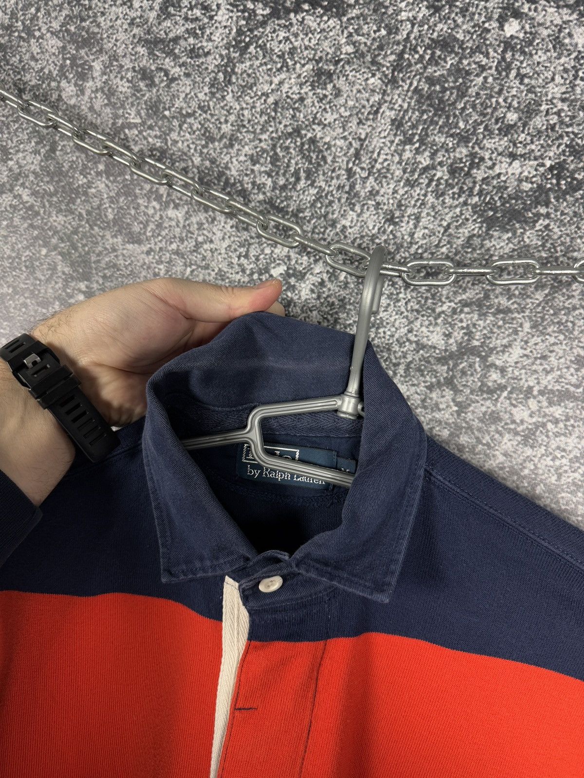 Polo Ralph Lauren Men’s Ralph Lauren Vintage Rugby Shirt Striped Luxury Size M Size US M / EU 48-50 / 2 - 8 Thumbnail