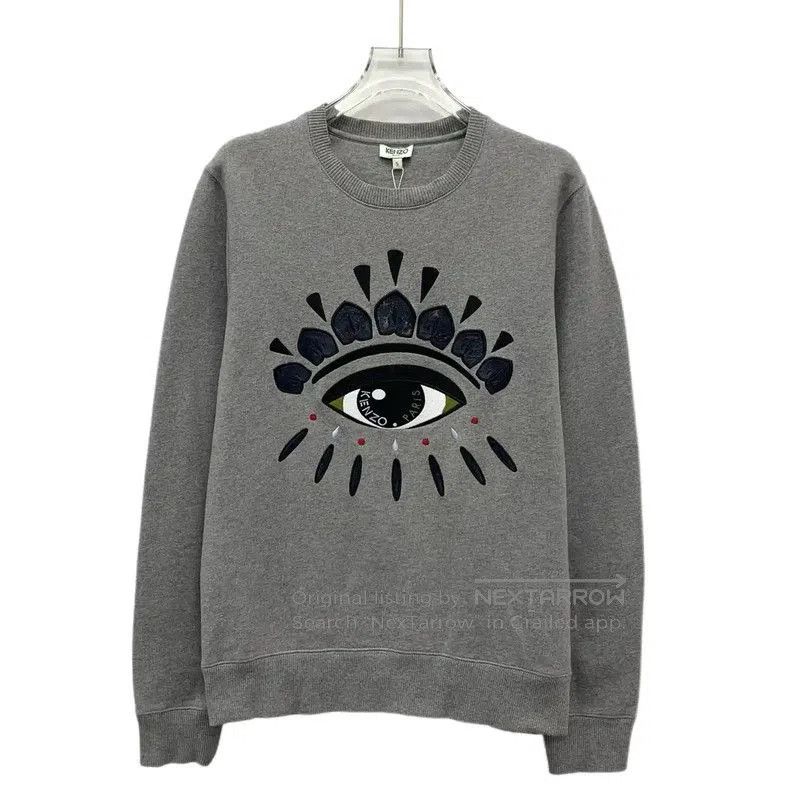 Kenzo KENZO Gray Cotton Women's Sweatshirt . Size S / US 4 / IT 40 - 1 Thumbnail