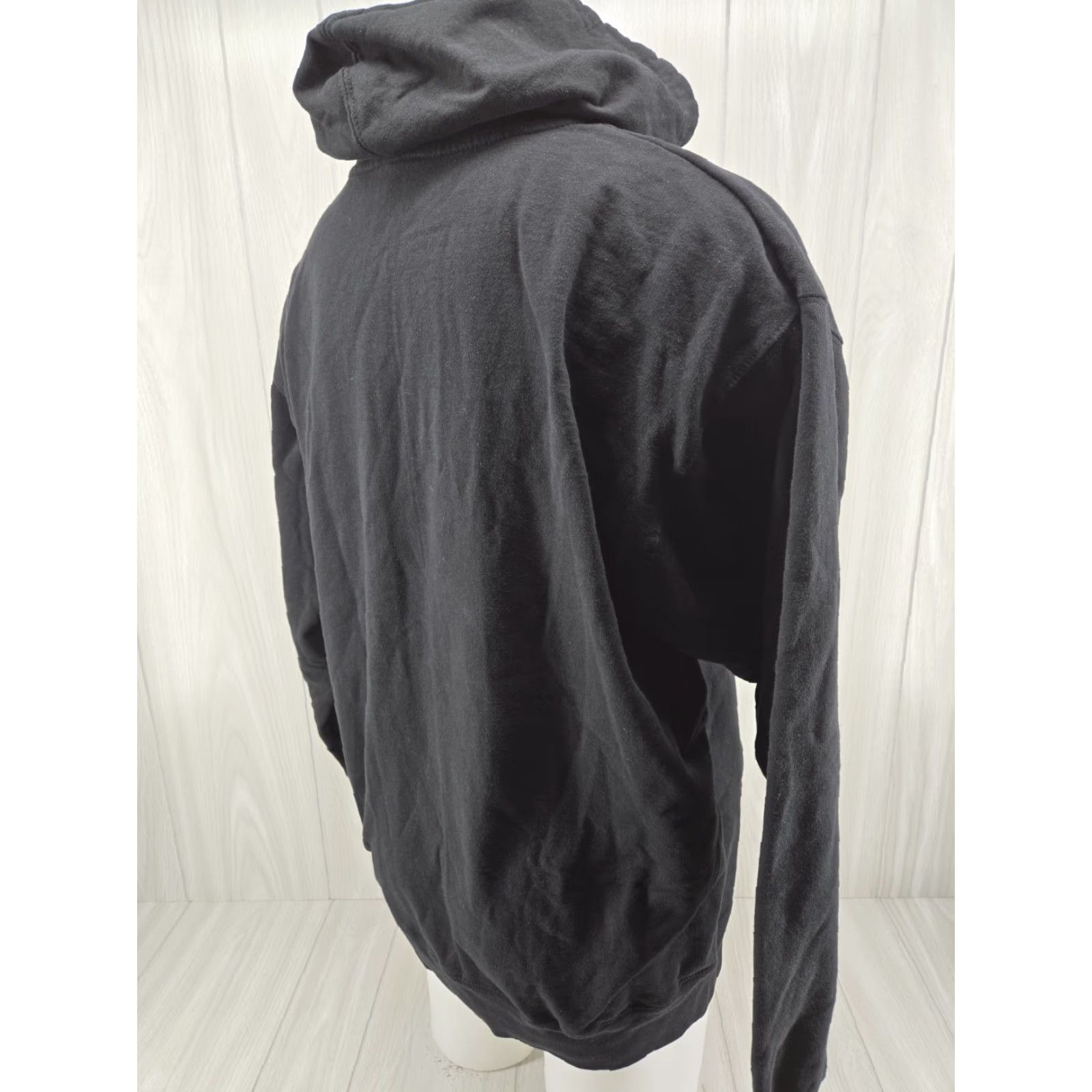 Vintage VINTAGE Warehouse 31 Haunted House Hoodie Black XL Mens Hoodie Pullover Drawstring Size US XL / EU 56 / 4 - 7 Thumbnail